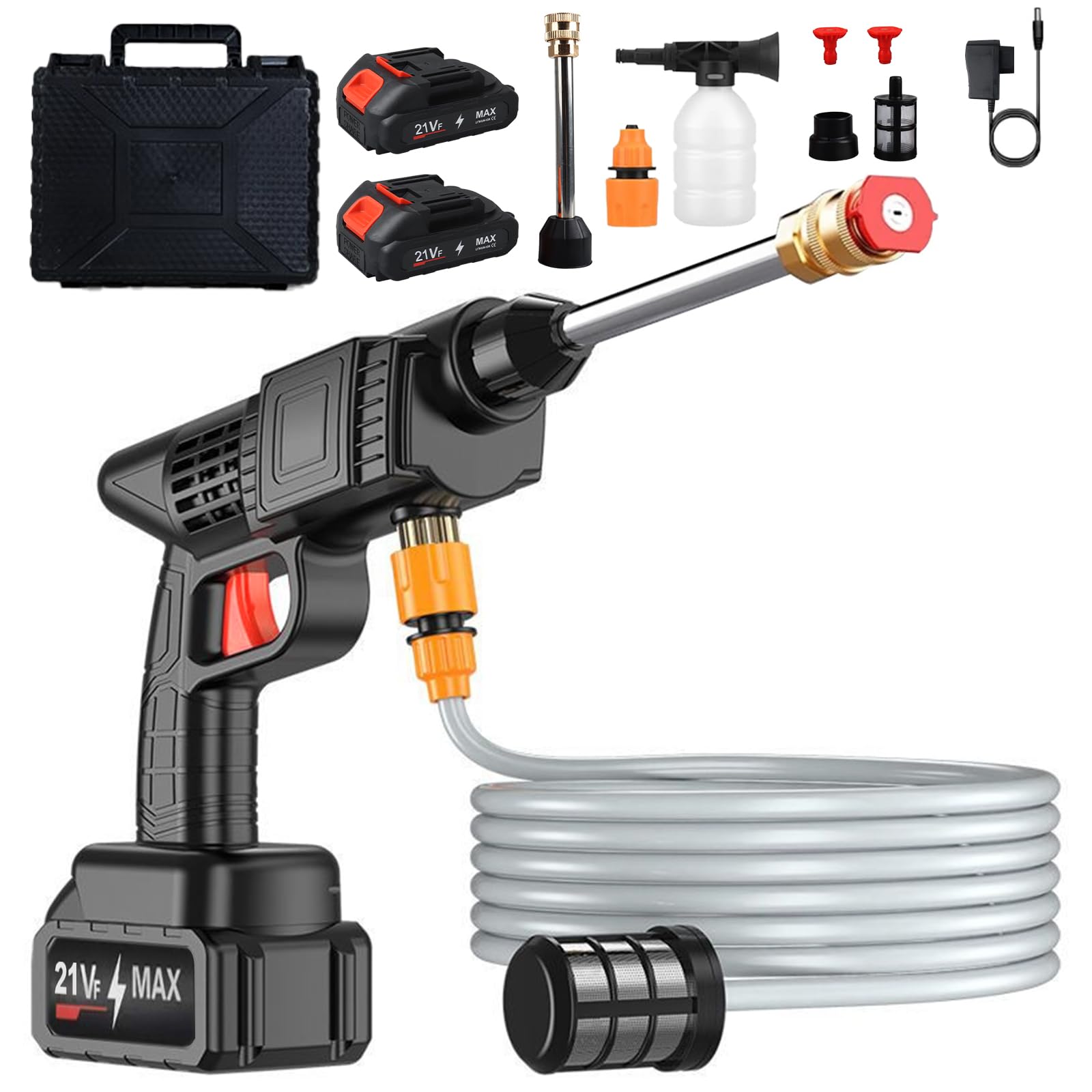 Idropulitrice Portatile Senza Fili con 2 Batterie