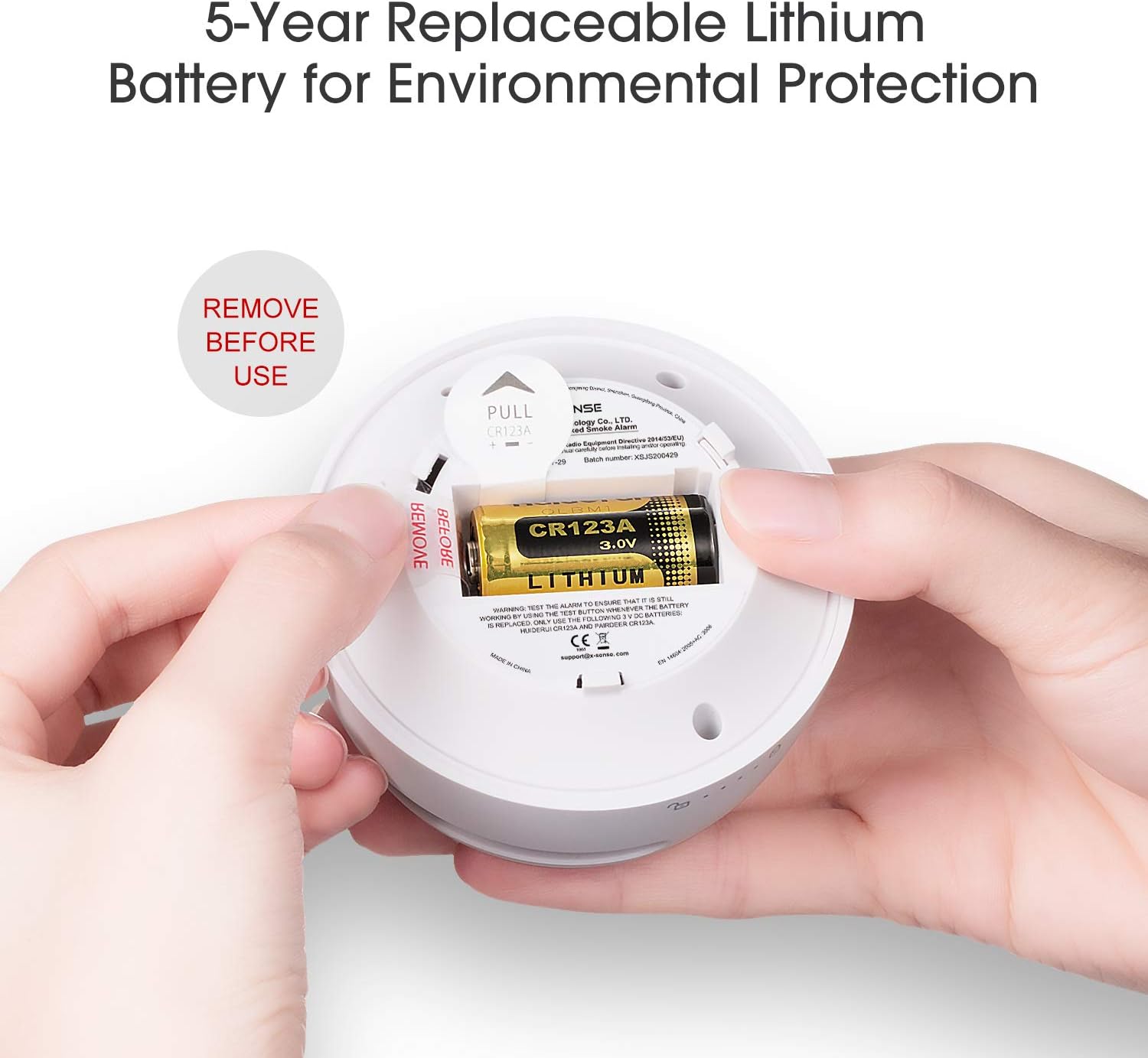 X-sense Mini Rilevatore di Fumo Wireless (3 pezzi) - immagine 5