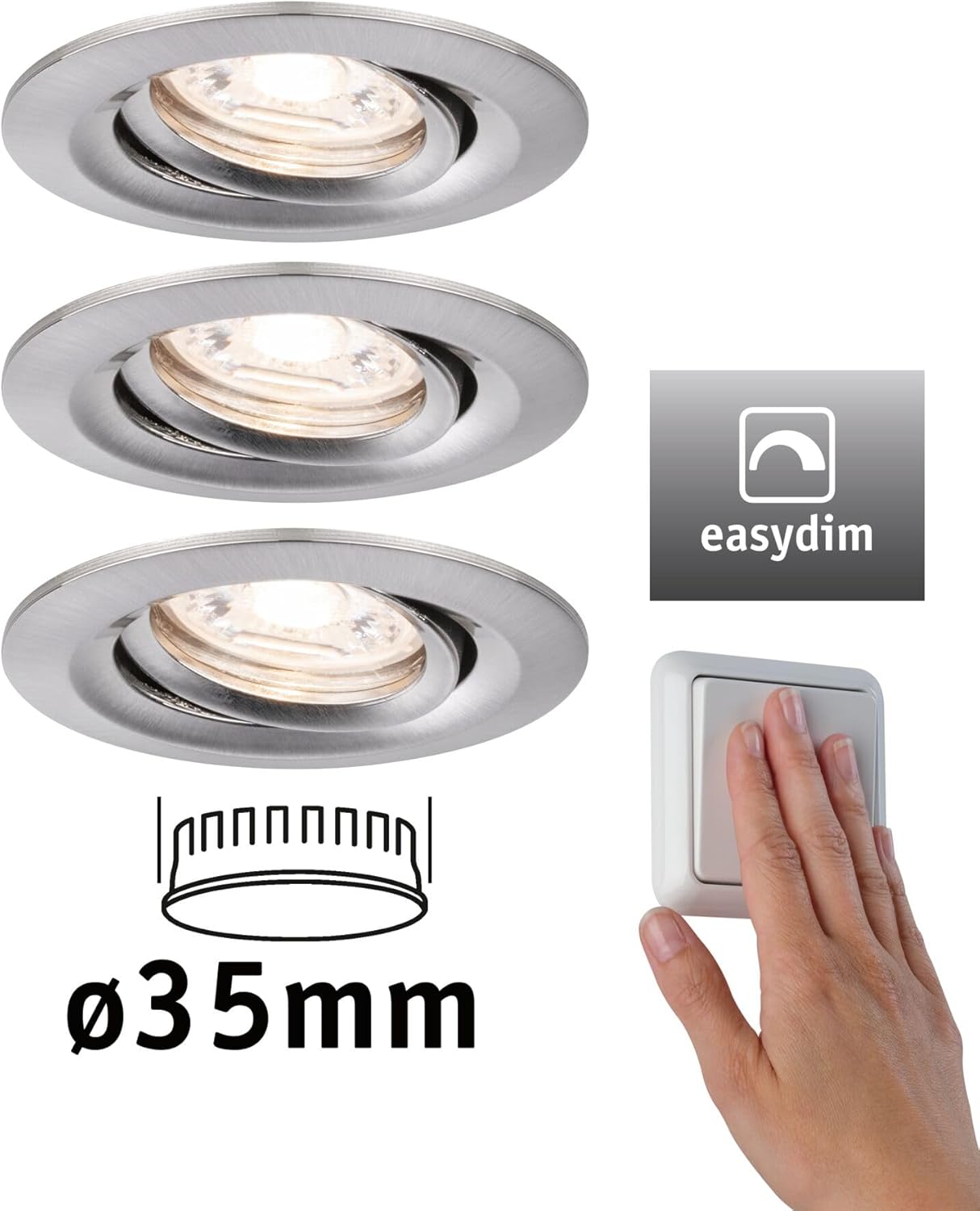 Paulmann 92973 Nova mini Plus Faretto Incasso LED EasyDim - immagine 8