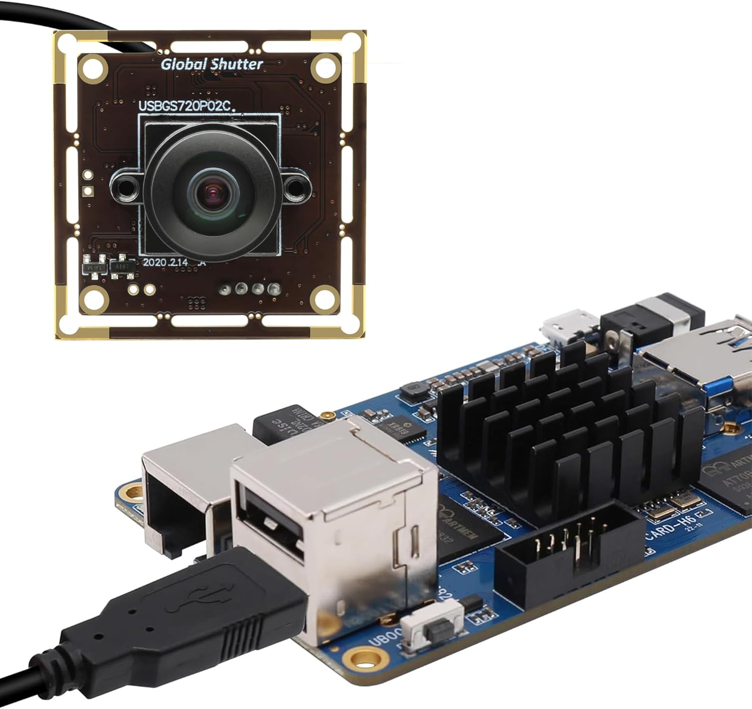 Elp Modulo Fotocamera USB 720P Global Shutter 60fps - immagine 8