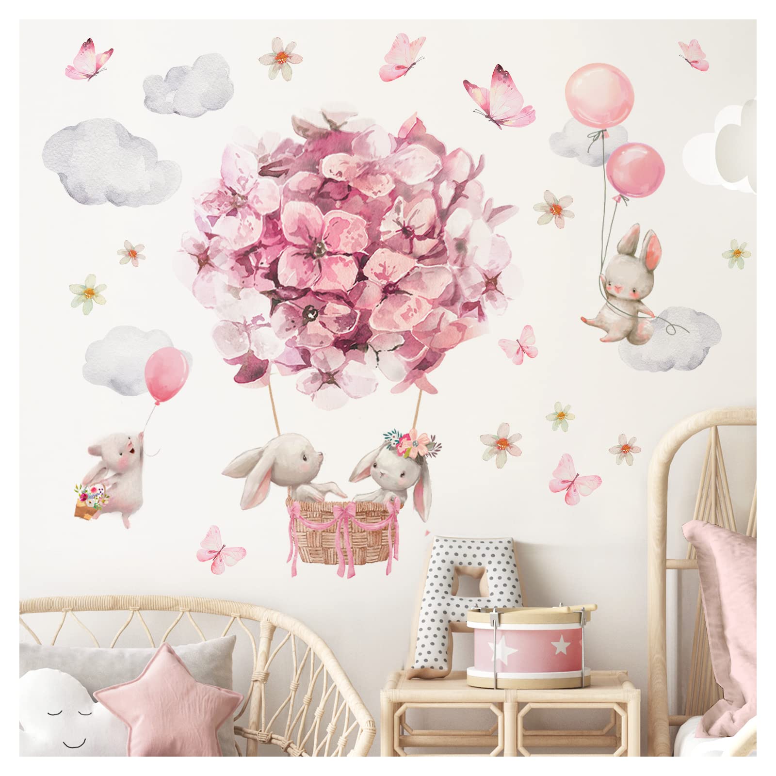 Little Deco DL820-4 - Adesivo da Parete Palloncini