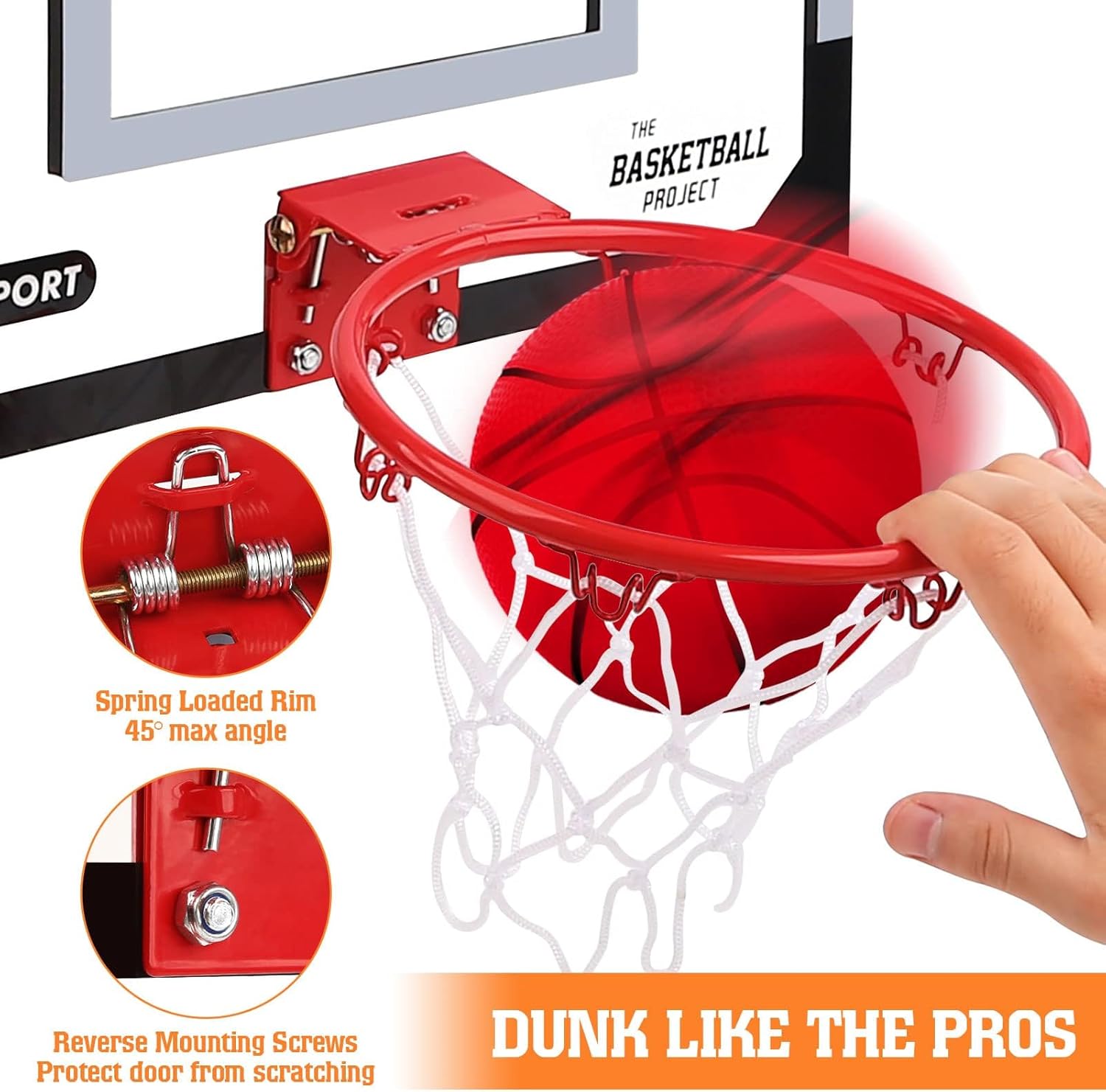 Dreamon Mini Canestro Basket Kit da Camera - immagine 4