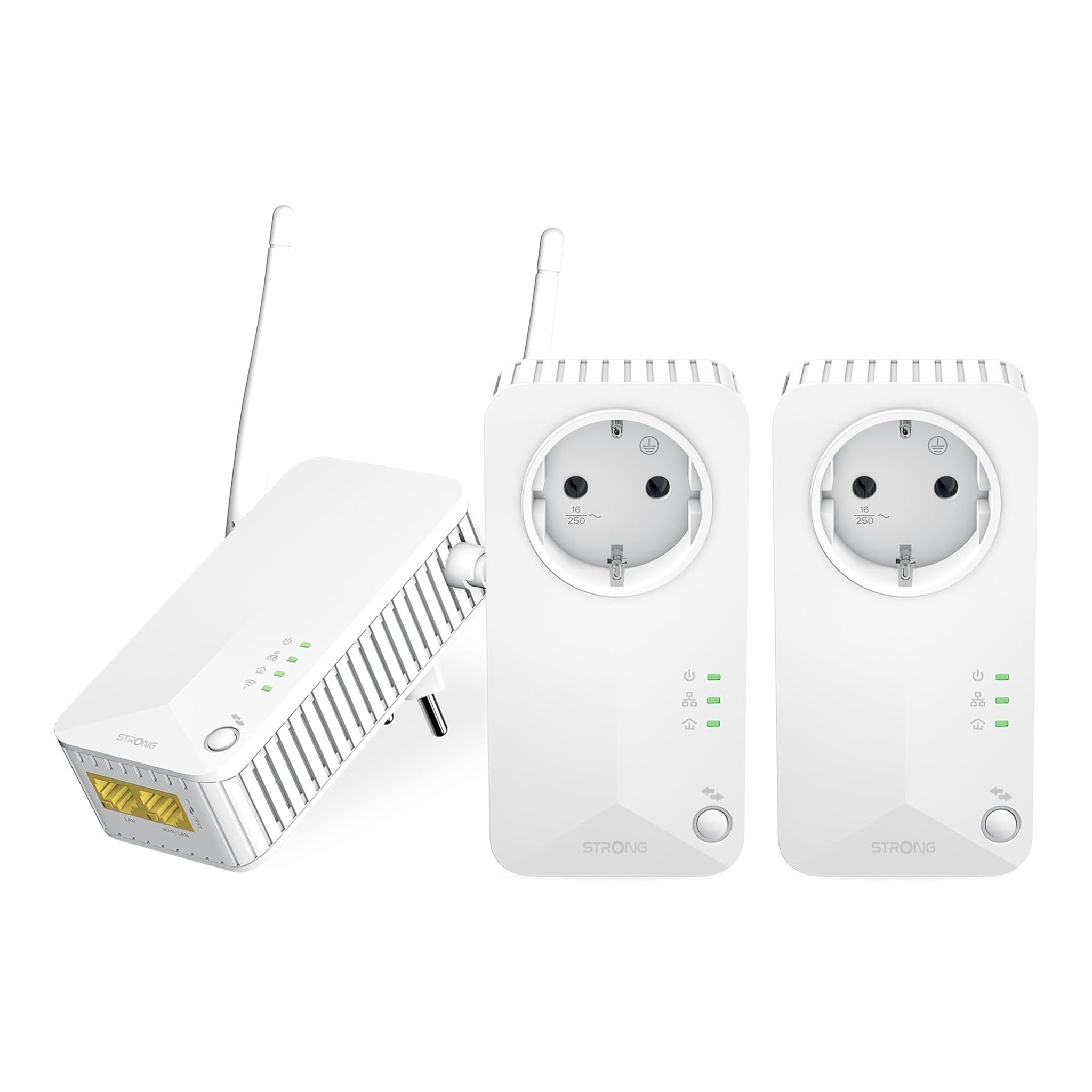 Strong Powerline 600 Triple Wi-Fi EU - 2 Adattatori