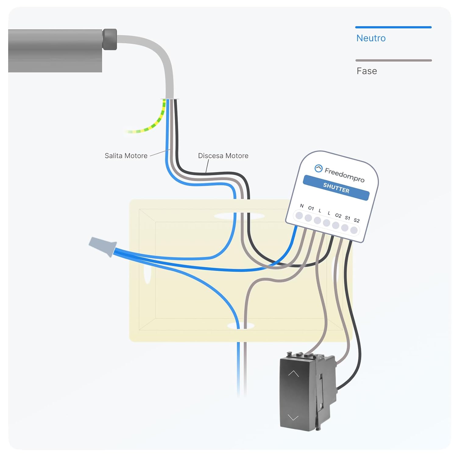 Freedompro MINI Avvolgibili Smart WC0601-E - immagine 5