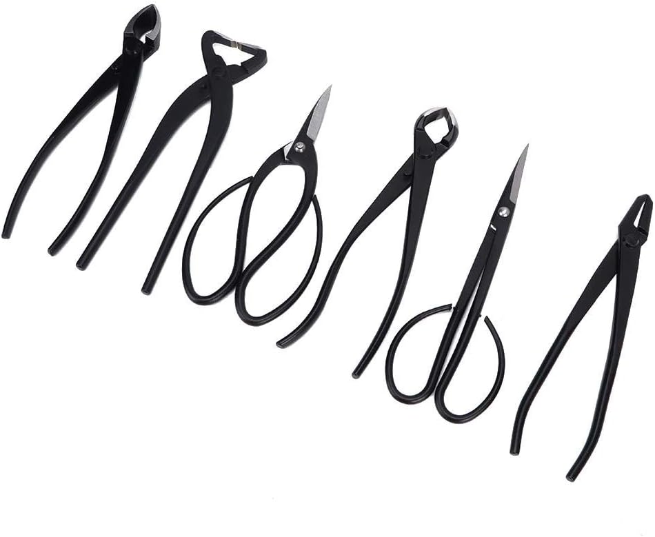 Fdit1 Set Attrezzi Bonsai Professionale 7 Pezzi Inox - immagine 4