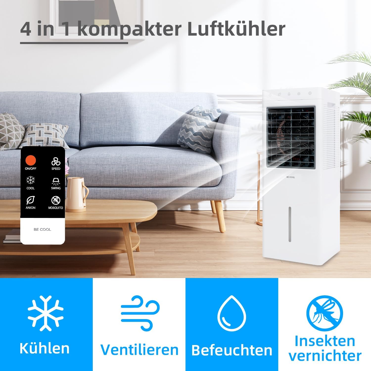 Be Cool Raffreddatore d'Aria 4 in 1 - immagine 5