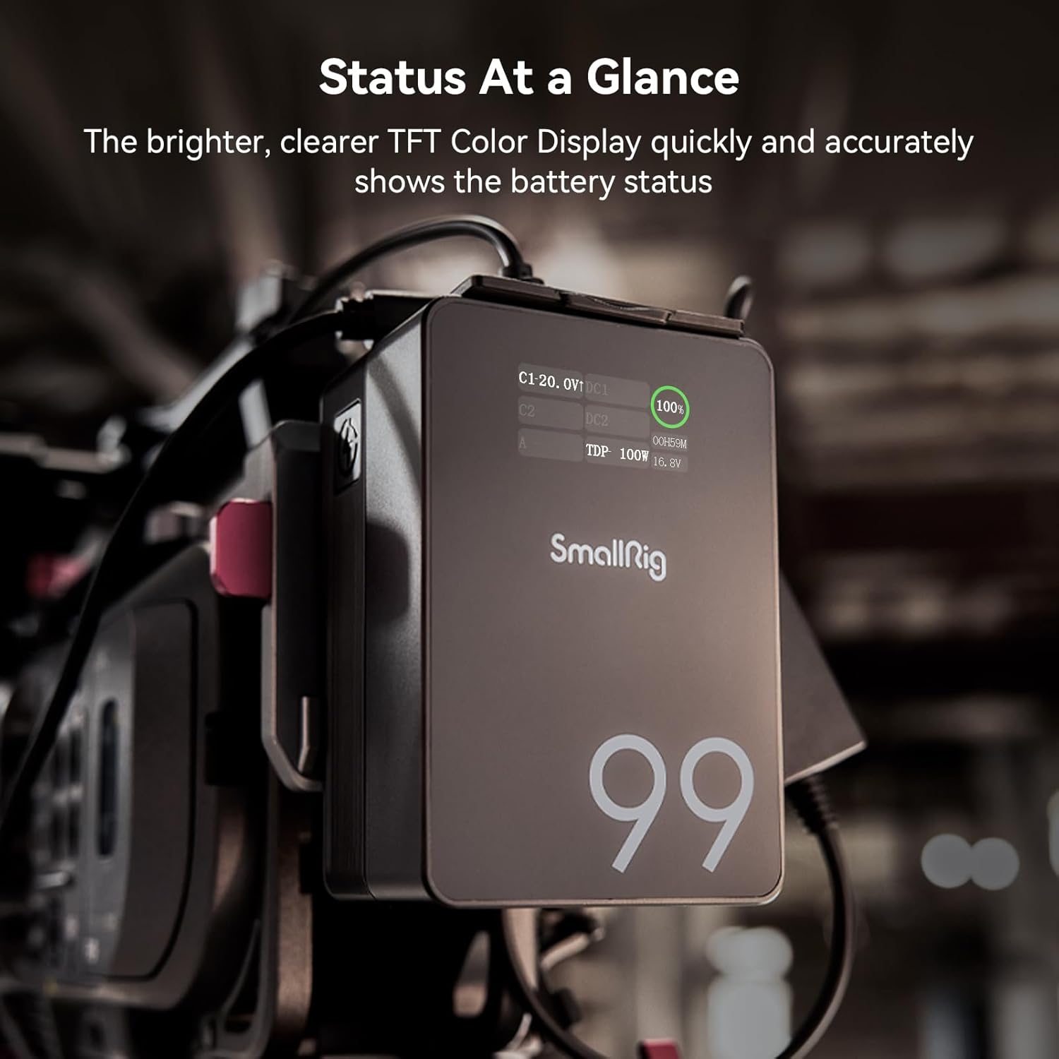 Smallrig Mini Batteria V Mount VB99 Pro 99Wh - immagine 6