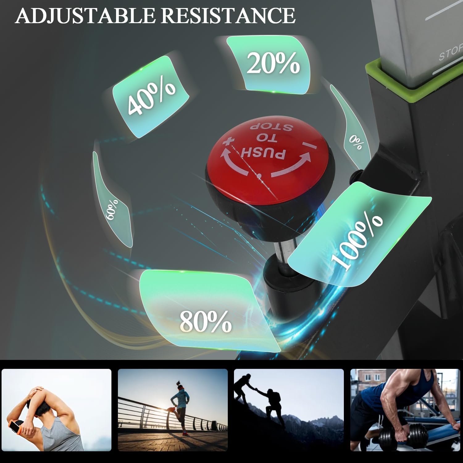 Cyclette Da Casa con Resistenza Regolabile - immagine 5