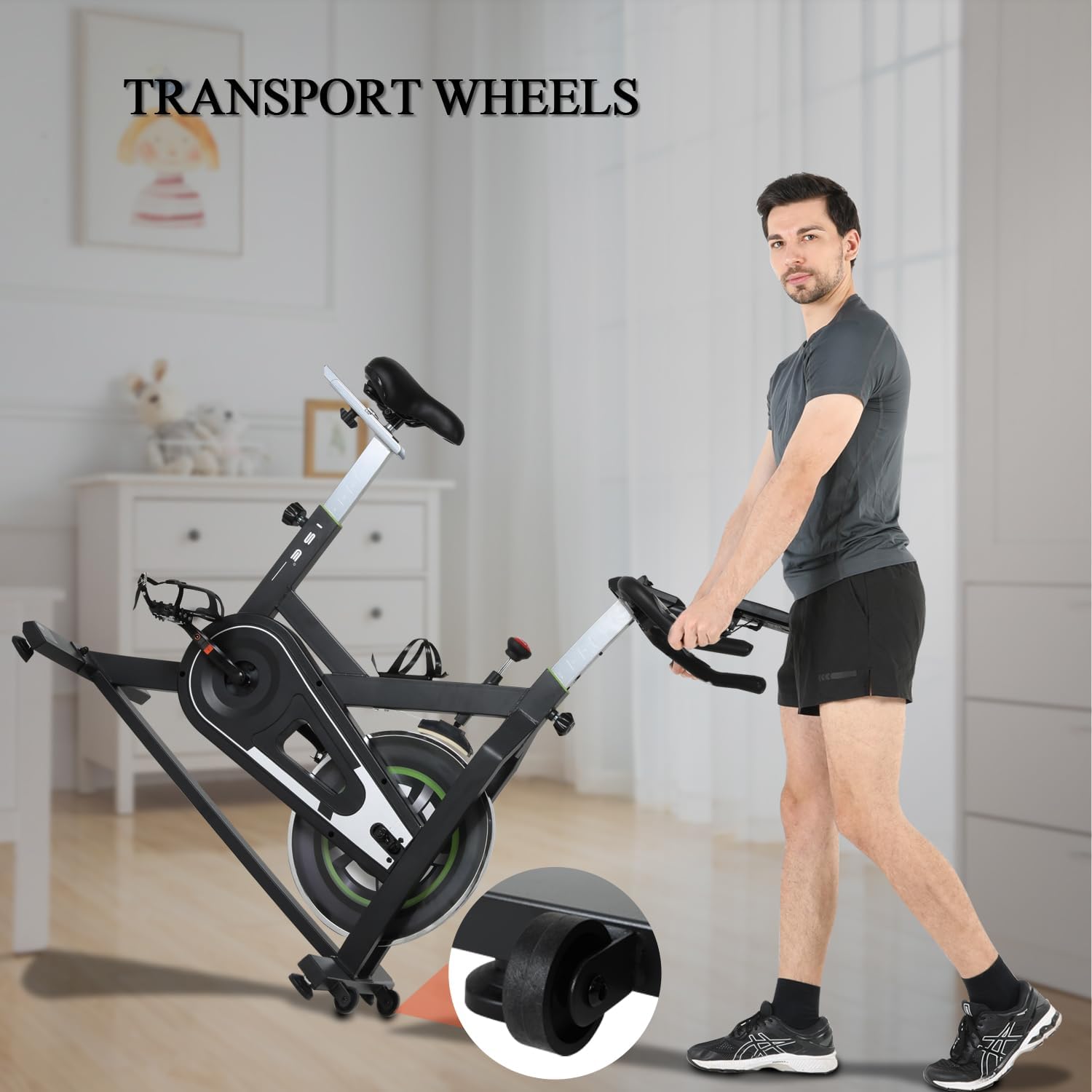 Cyclette Da Casa con Resistenza Regolabile - immagine 8