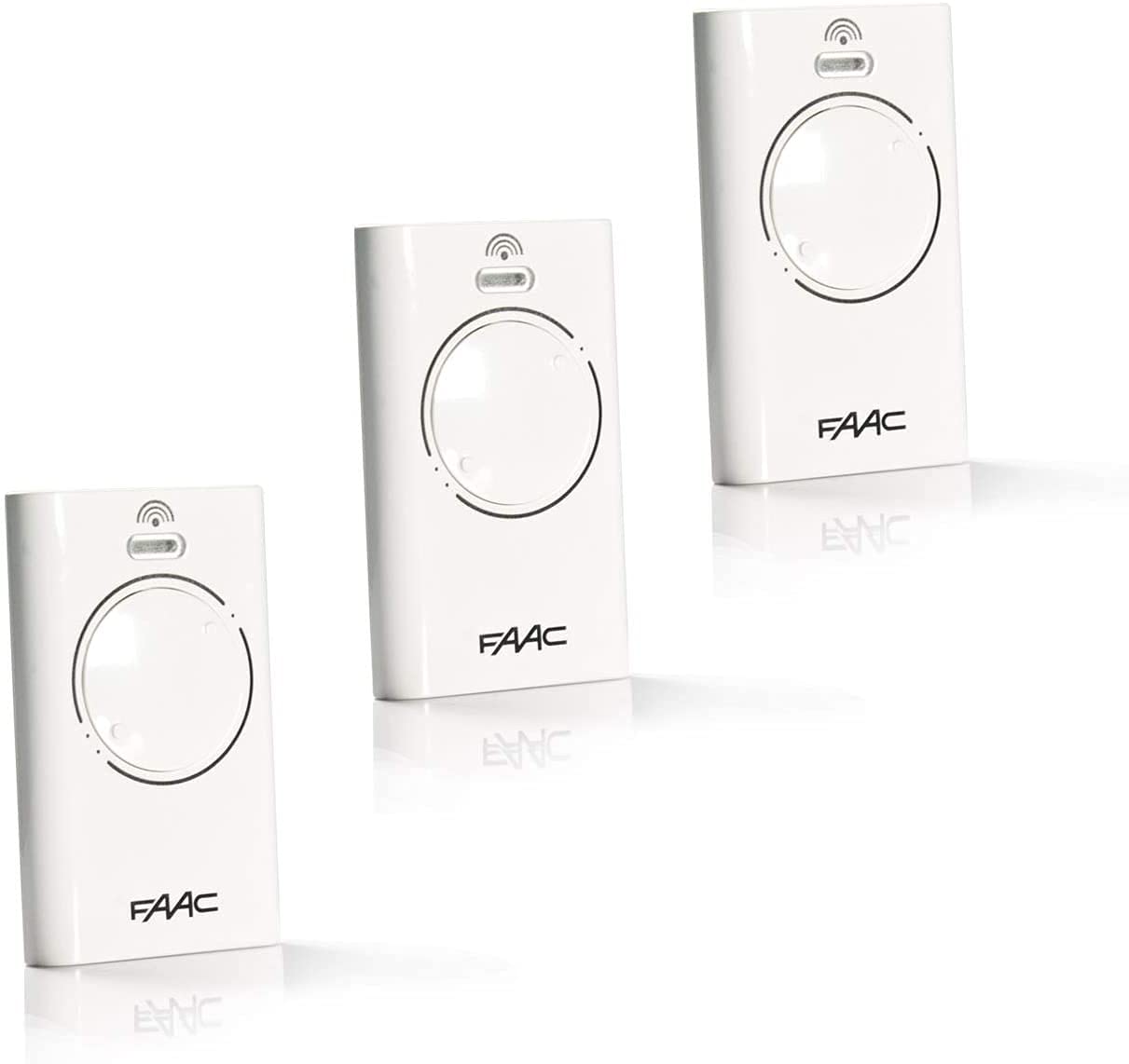 3 pezzi telecomando FAAC XT2 868 SLH LR bianco (787009)
