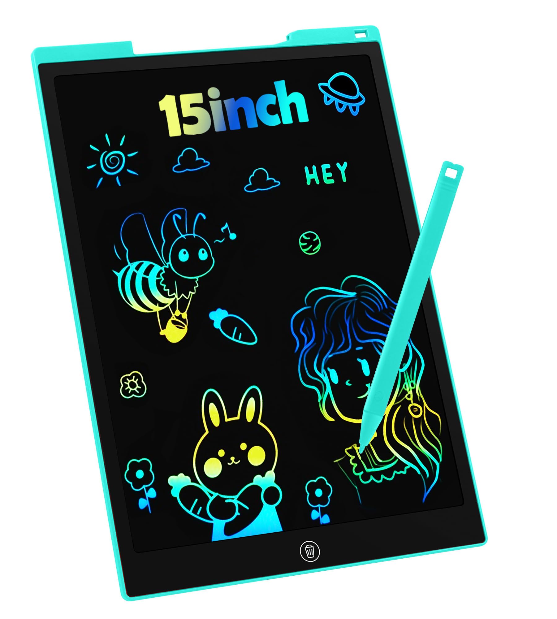 Tavoletta Grafica LCD Scrittura 15 Pollici per Bambini