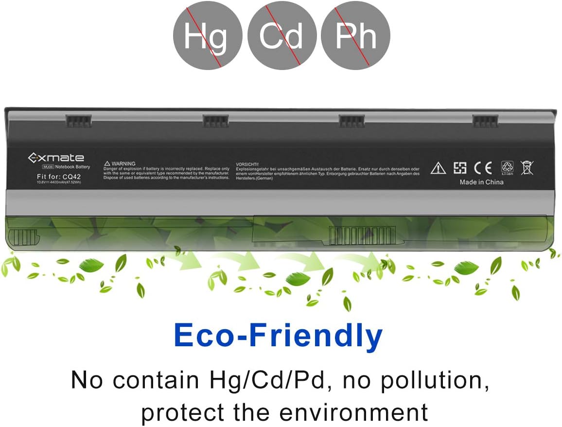 Exmate Batteria del Computer Portatile per HP MU06 593553-001 593554 ...
