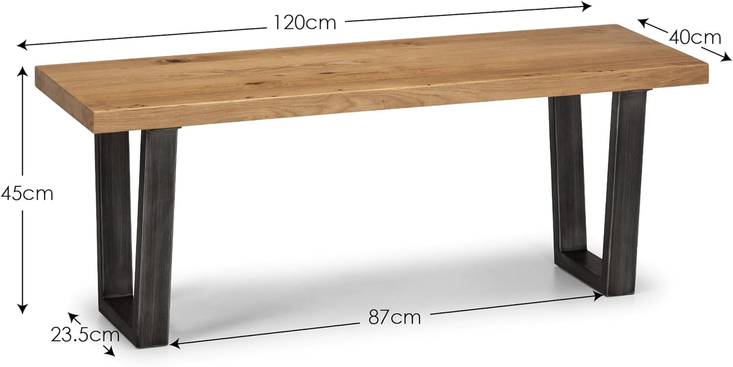 Julian Bowen, Panca Brooklyn, rovere - immagine 3