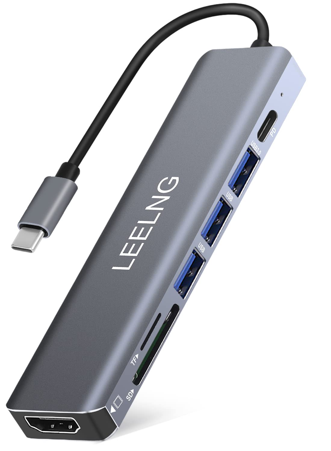 Hub USB C 7 in 1 per MacBook
