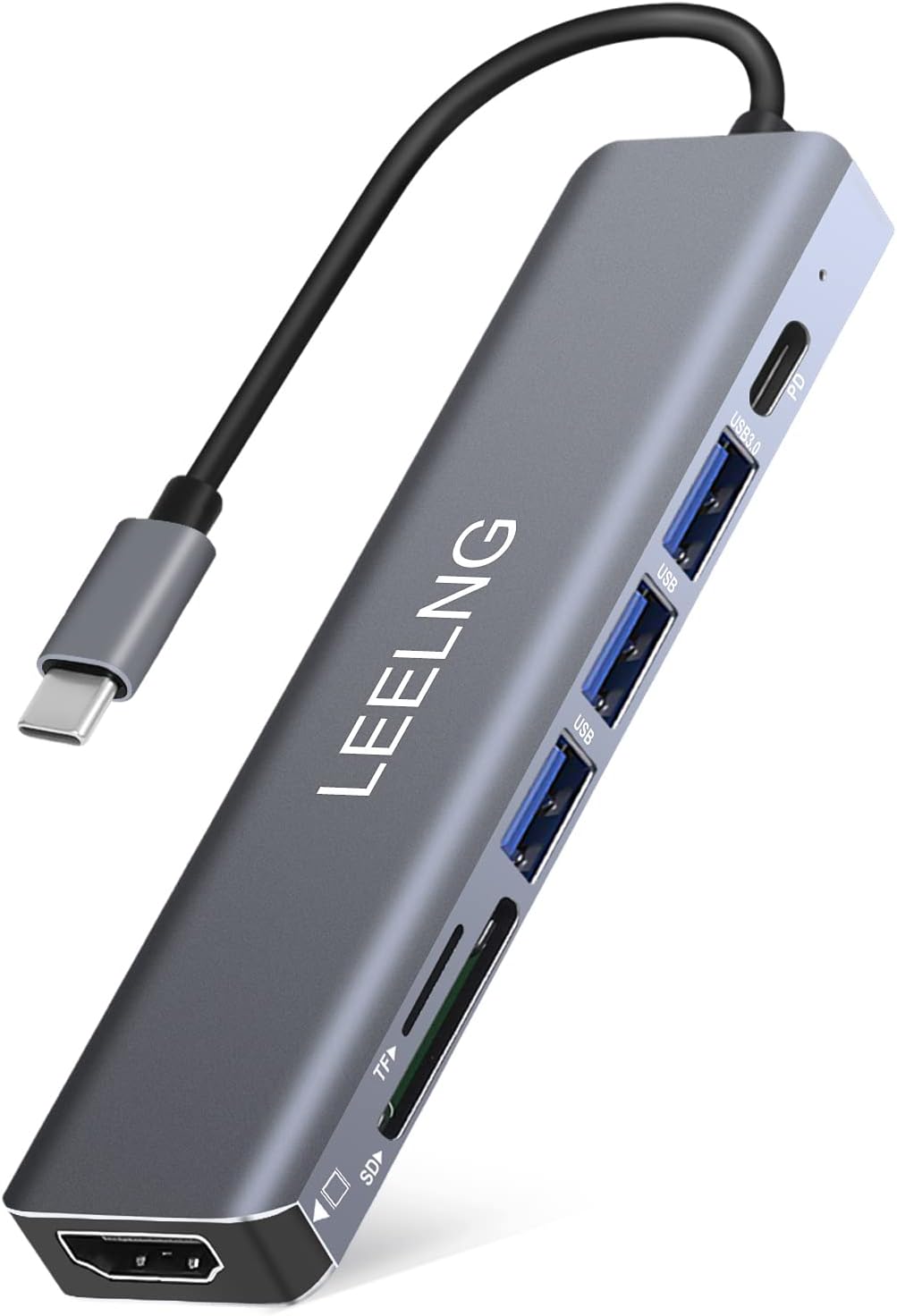 Hub USB C 7 in 1 per MacBook - immagine 1
