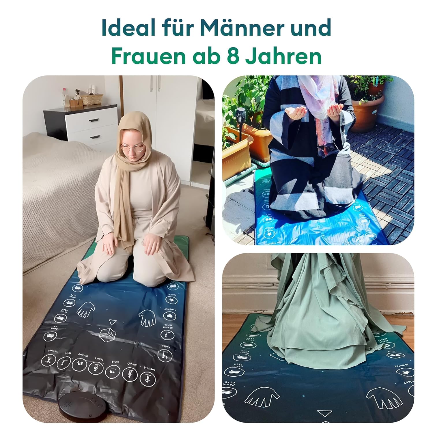 My Salah Mat® Intelligenter interaktiver Gebetsteppich - immagine 8