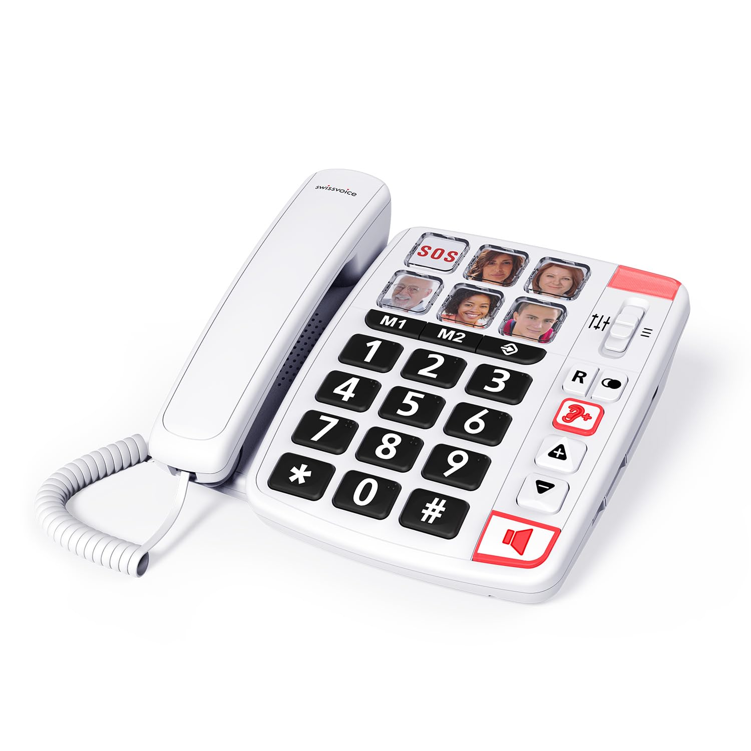 Swissvoice Xtra 1110 - Telefono Fisso con Filo, Bianco