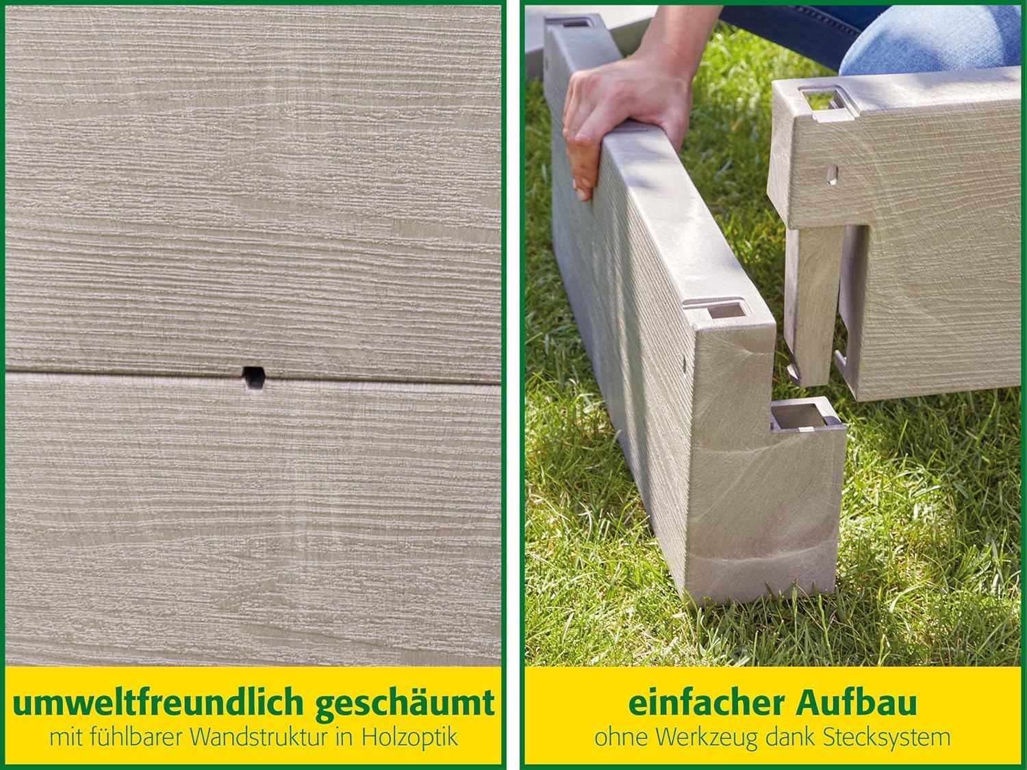 JUWEL Set 4 Aiuole Rialzate Timber 130x60x60cm - immagine 2