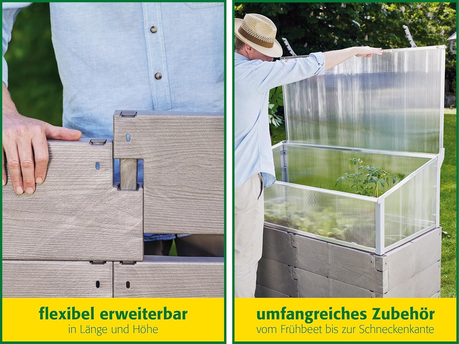 JUWEL Set 4 Aiuole Rialzate Timber 130x60x60cm - immagine 3