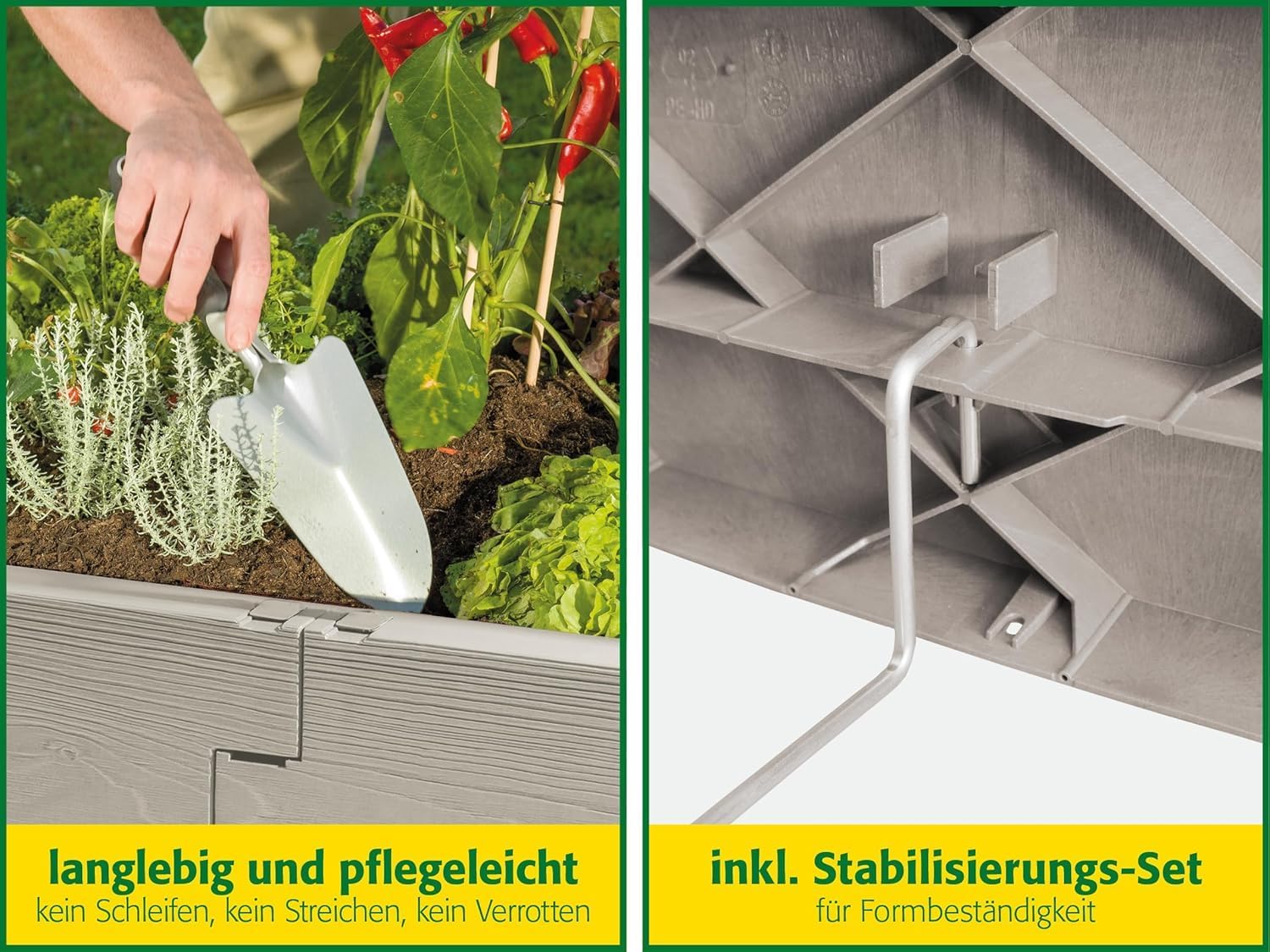 JUWEL Set 4 Aiuole Rialzate Timber 130x60x60cm - immagine 4