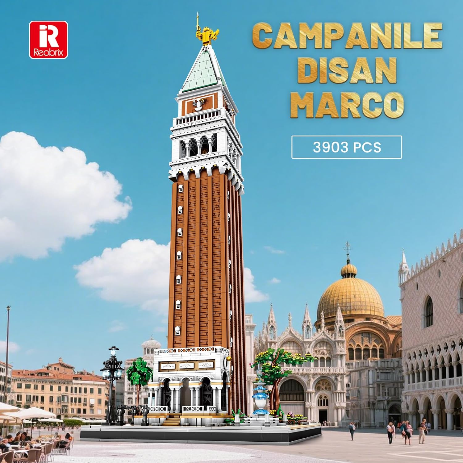 Reobrix 60TP St. Mark's Square Bell Tower YS-55013 - immagine 2