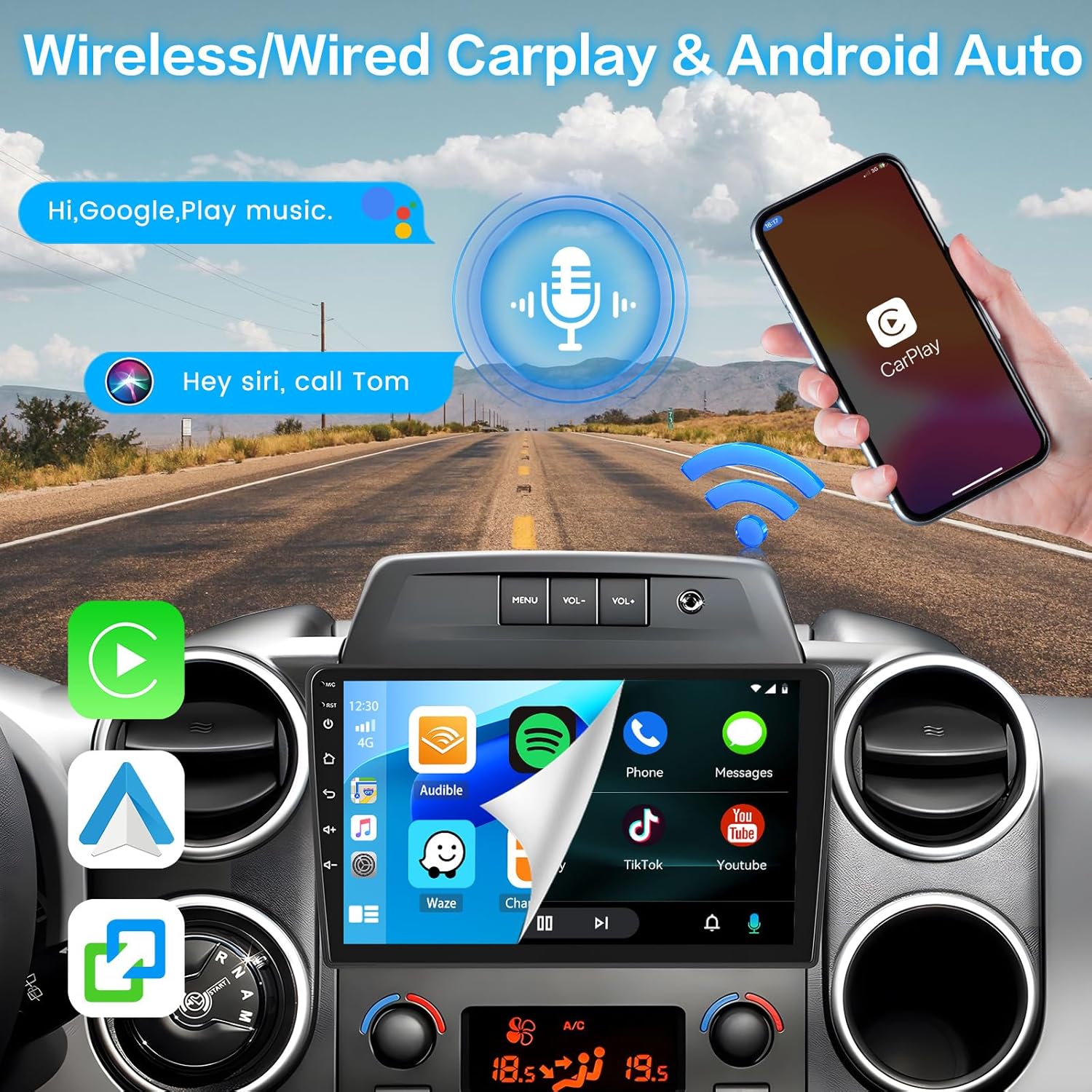 Inefala Autoradio Android per Citroen Berlingo B9 - immagine 5