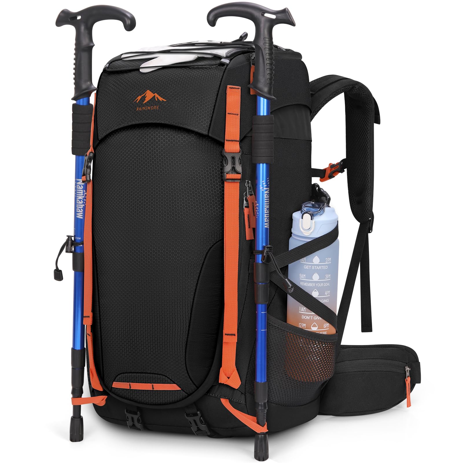 RAINSMORE Zaino Trekking 40 Litri Impermeabile