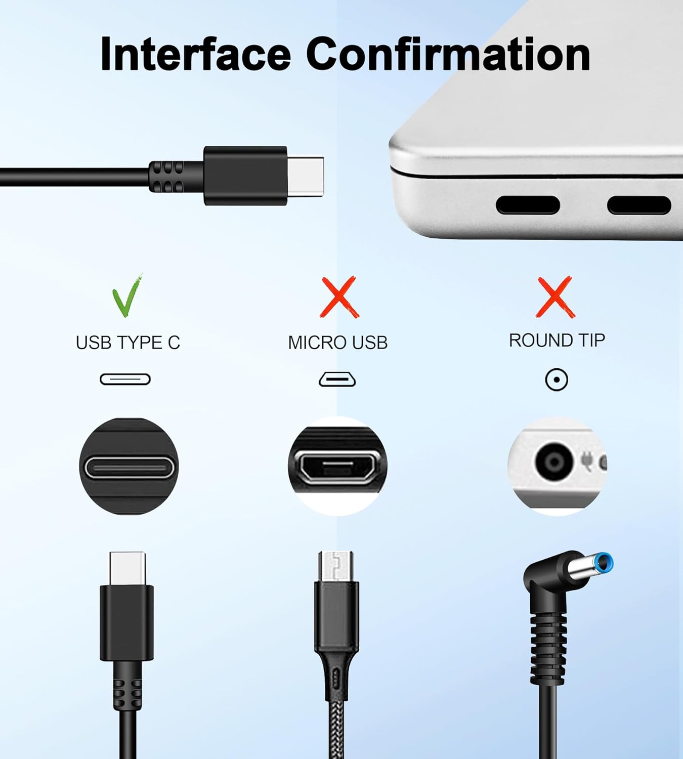 Caricabatterie USB Type C 65W per Laptop e Smartphone - immagine 2