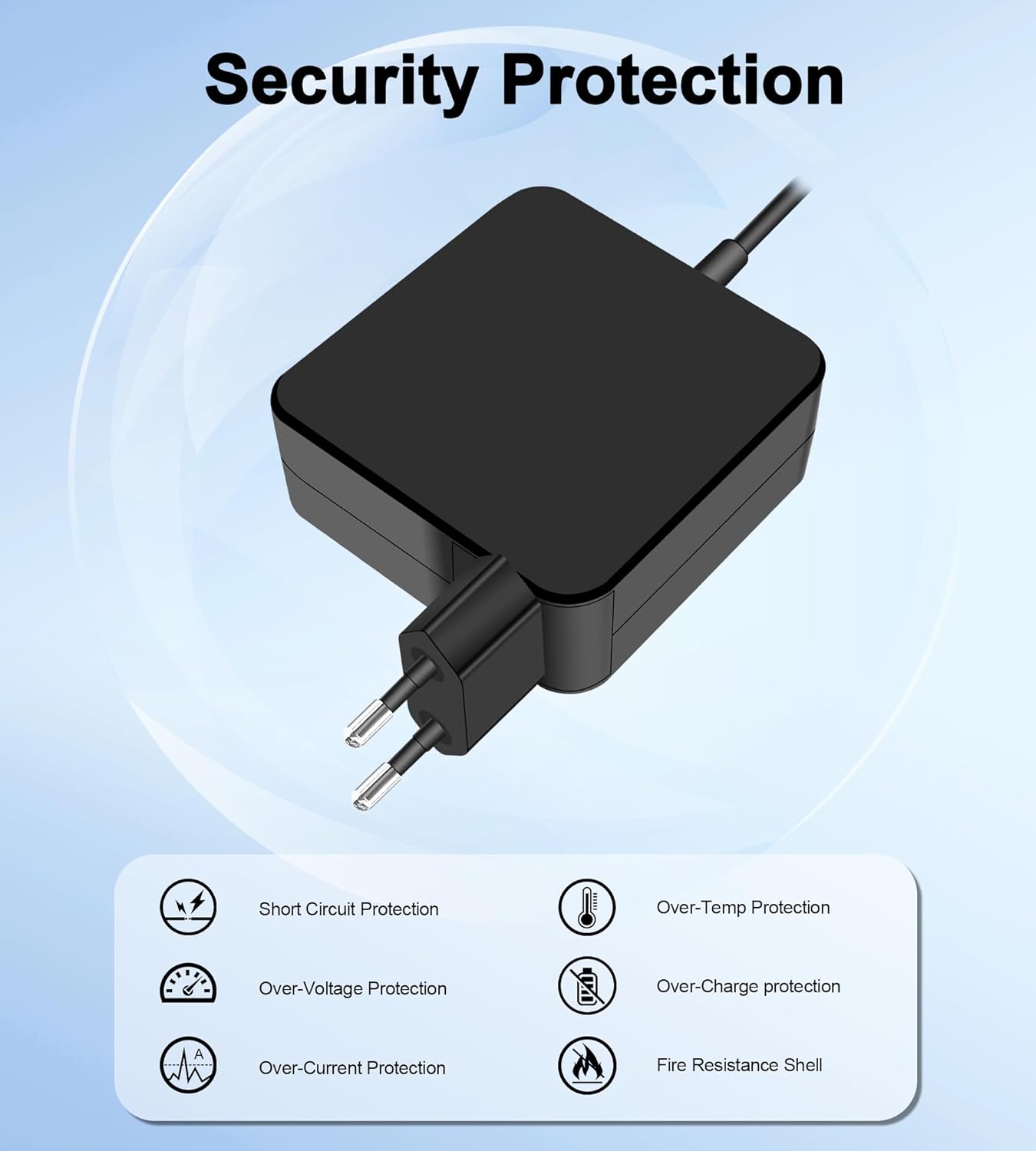 Caricabatterie USB Type C 65W per Laptop e Smartphone - immagine 4