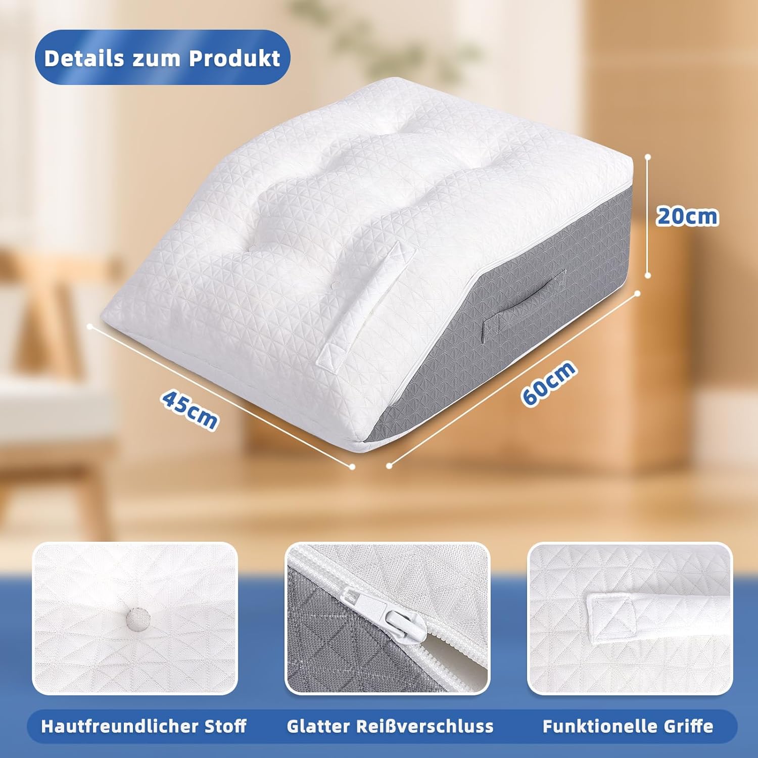 Havargo Cuscino per Gambe in Memory Foam - immagine 2