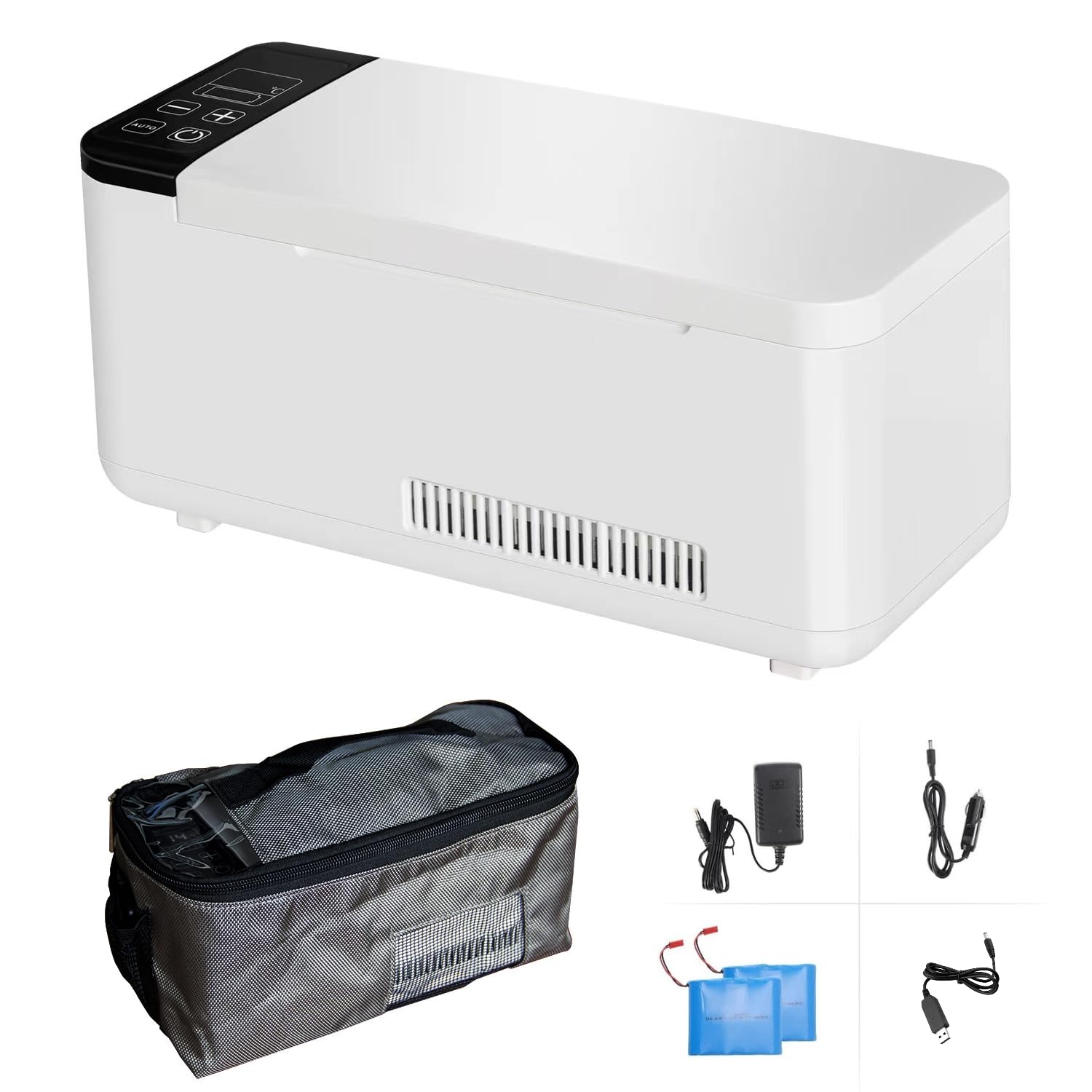 Frigorifero per Insulina Portatile 0,6L, Bianco