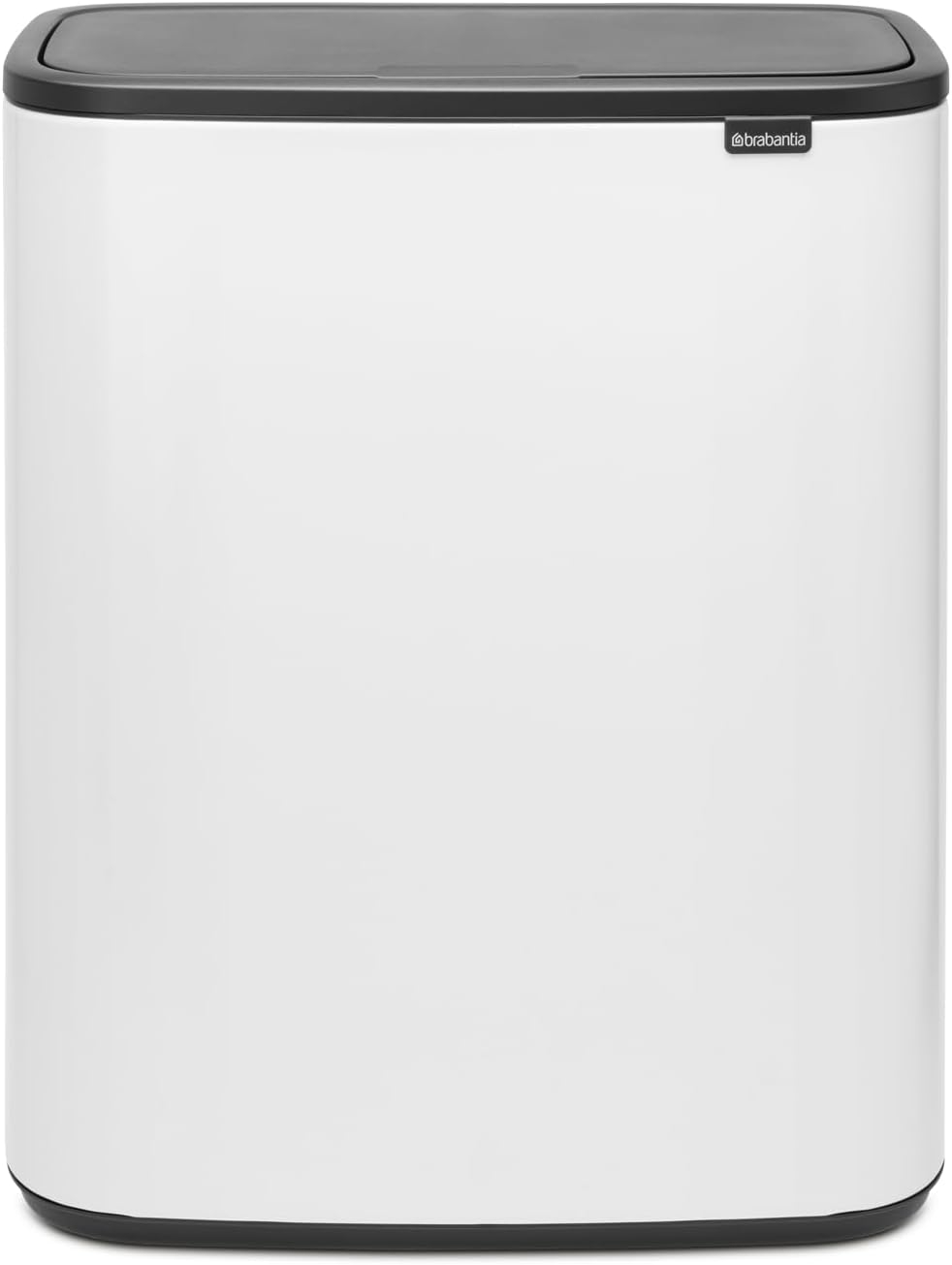 Brabantia Pattumiera, Bianco, 60 Litri, White