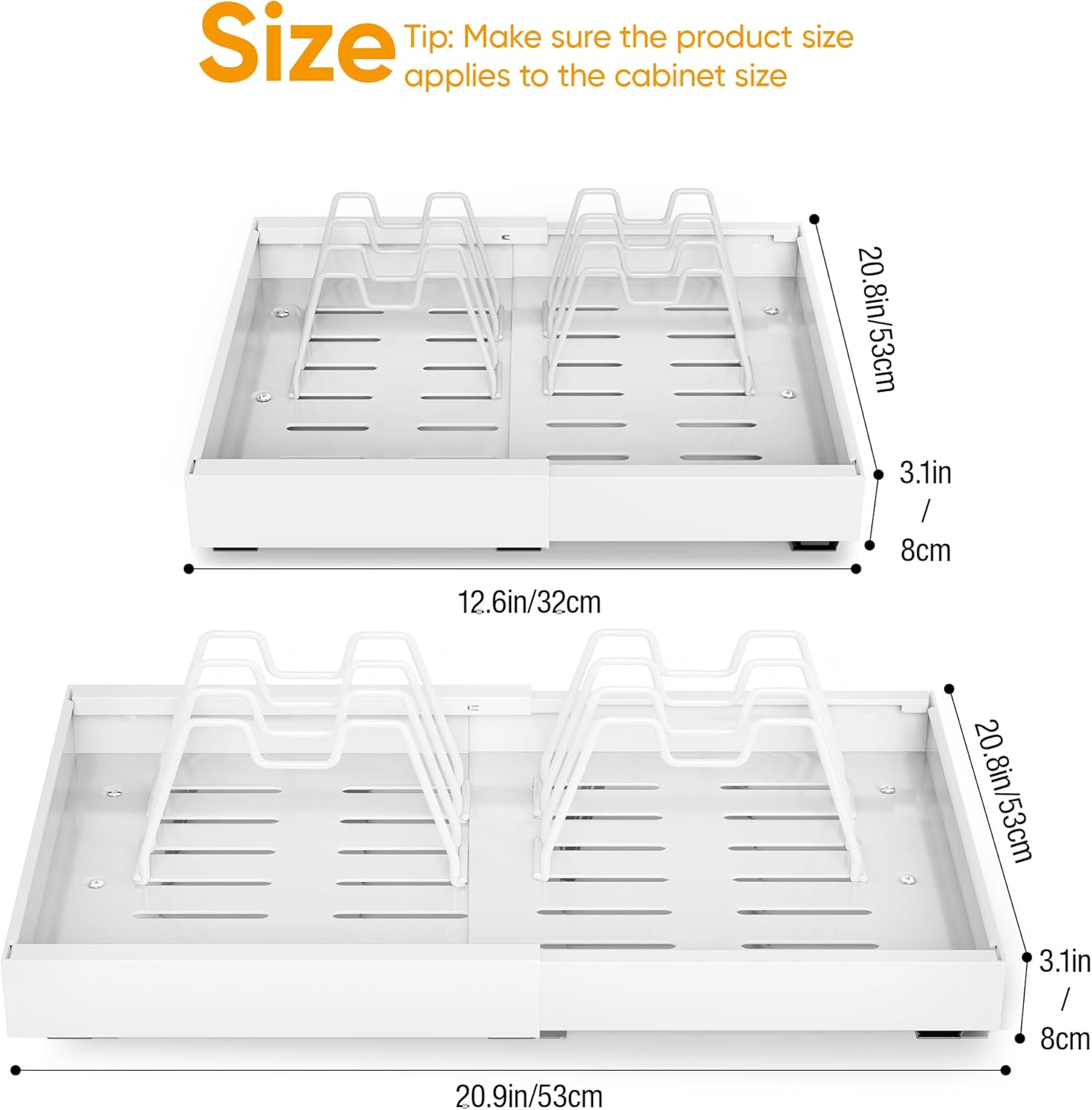 Ihomara Set 2 Organizzatori Armadi Espandibili - immagine 2