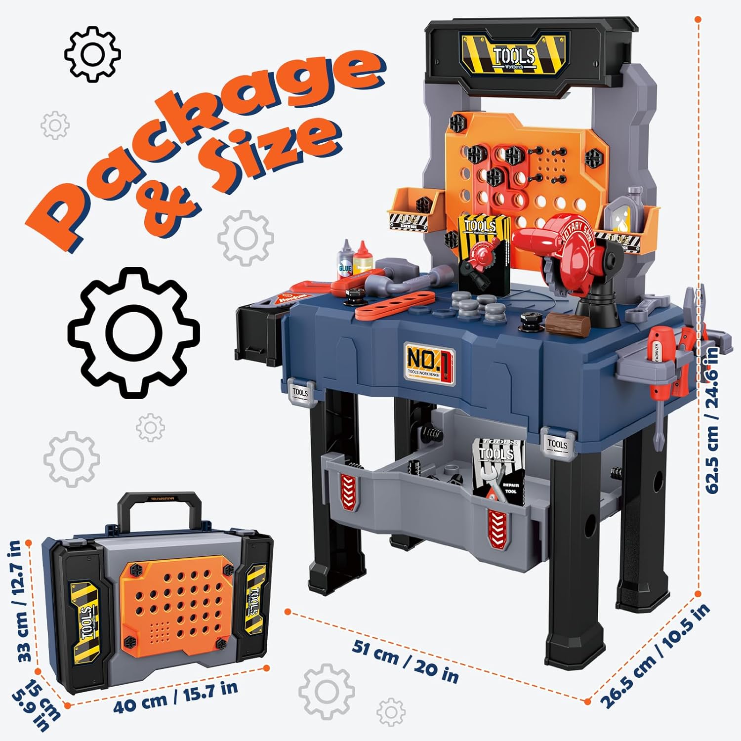 Cassetta Attrezzi per Bambini - Set Apprendimento Pieghevole - immagine 5