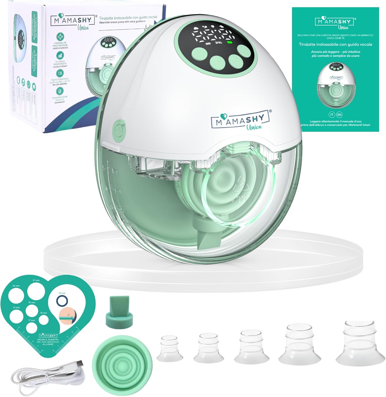 Mamashy Unica - Tiralatte Elettrico Portatile Silenzioso - immagine 1