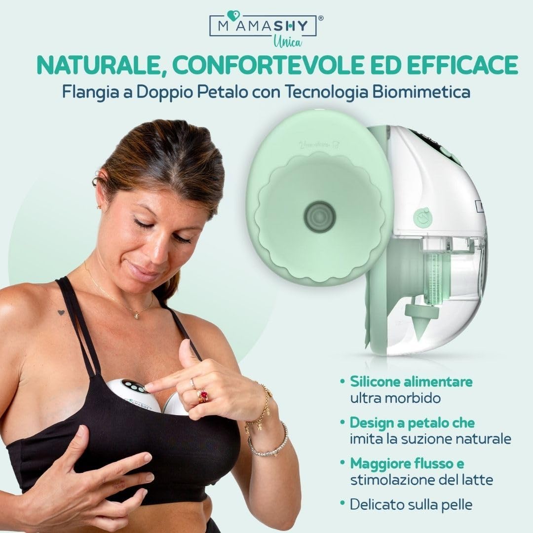 Mamashy Unica - Tiralatte Elettrico Portatile Silenzioso - immagine 7