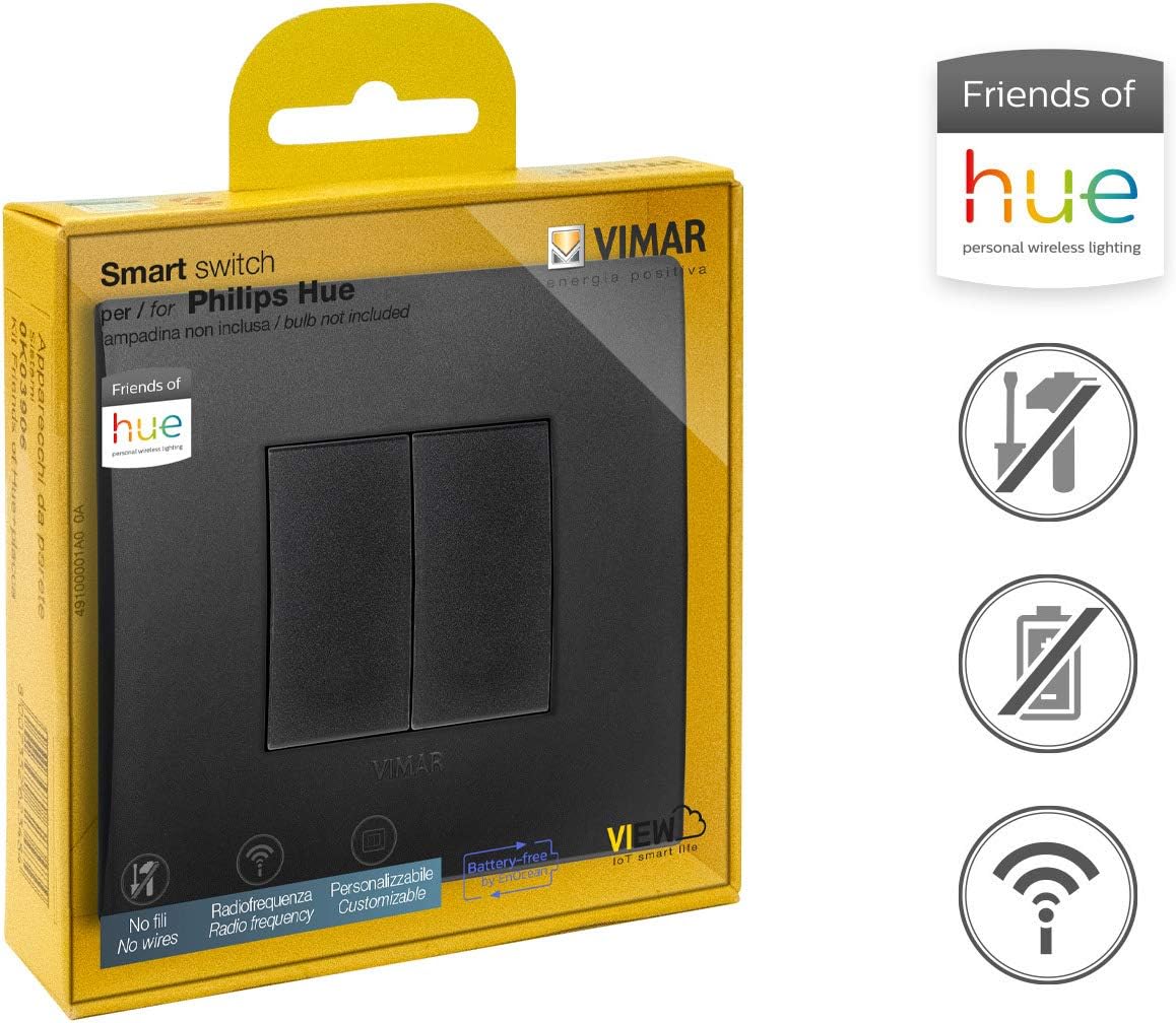 Vimar 0K03906.07 Kit Interruttore Wireless Philips Friends Of Hue - immagine 3