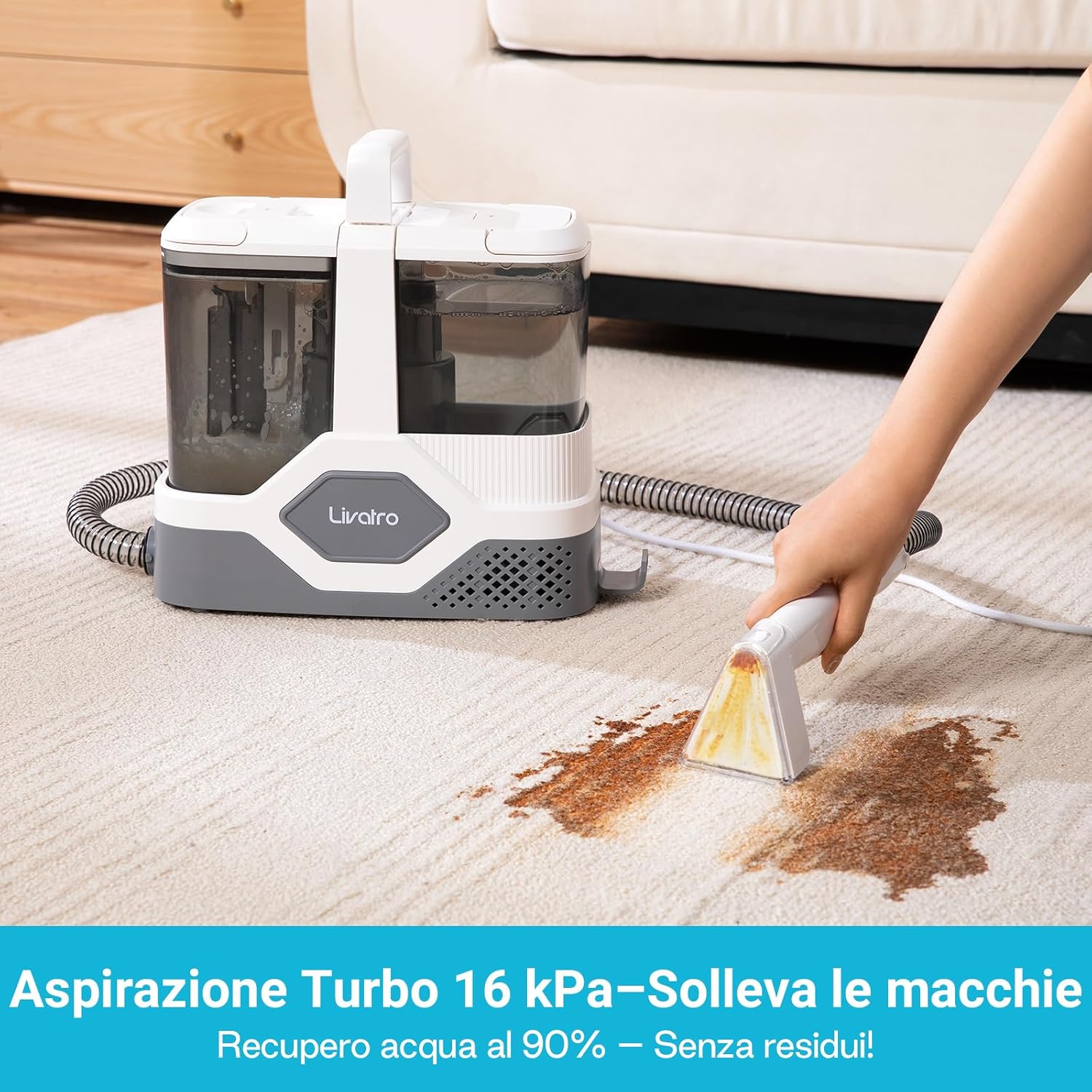 Lavatappeti e Divani Lava e Asciuga 600W 16KPa - immagine 3