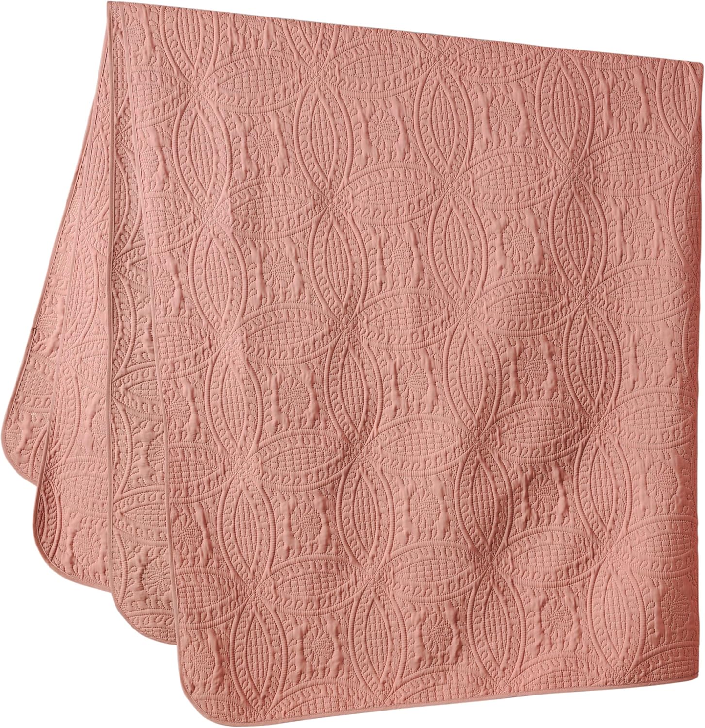 Chezmoi Collection Austin - Set Copriletto King Size, Salmone - immagine 8