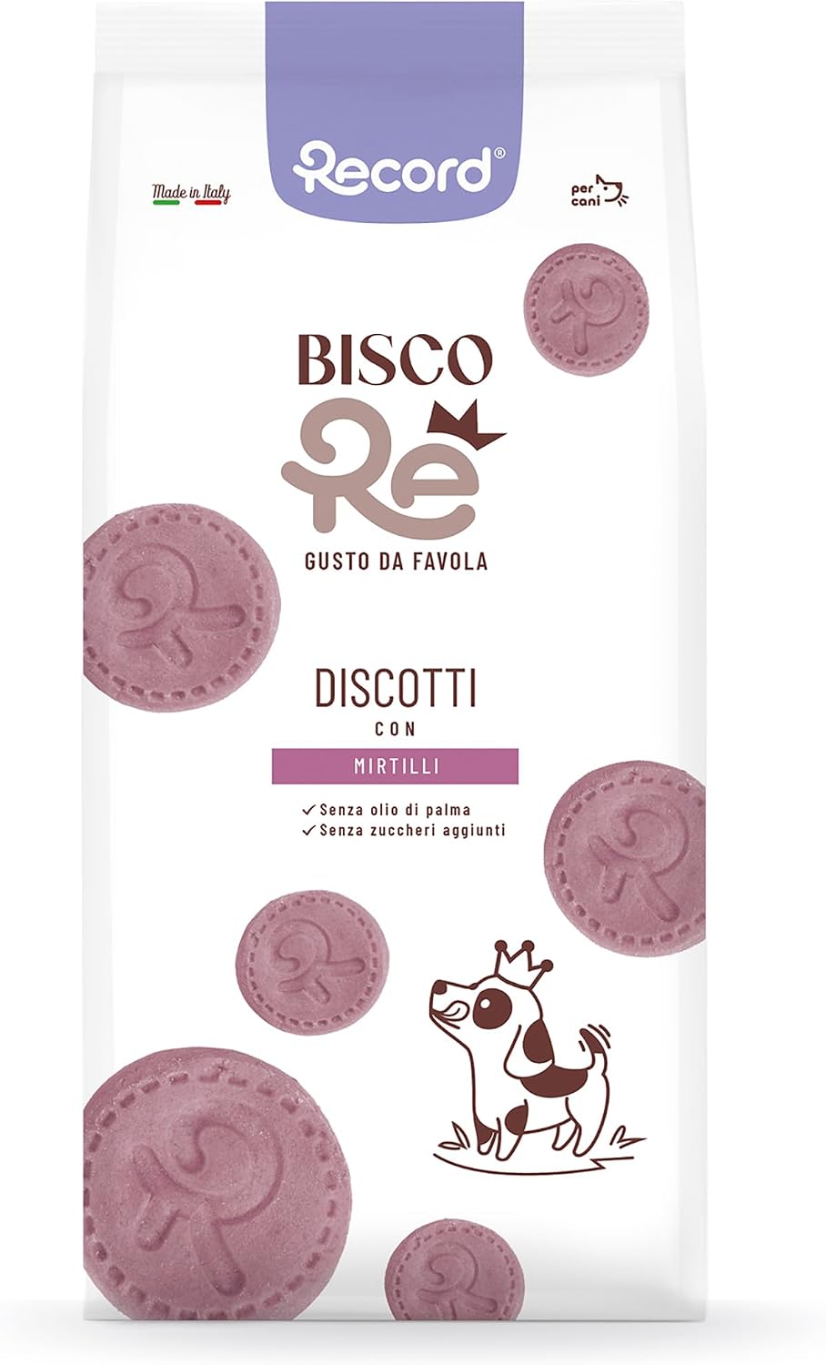 Record - BiscoRe Biscotti per Cani Naturali ai Mirtilli, formato da 1kg ...