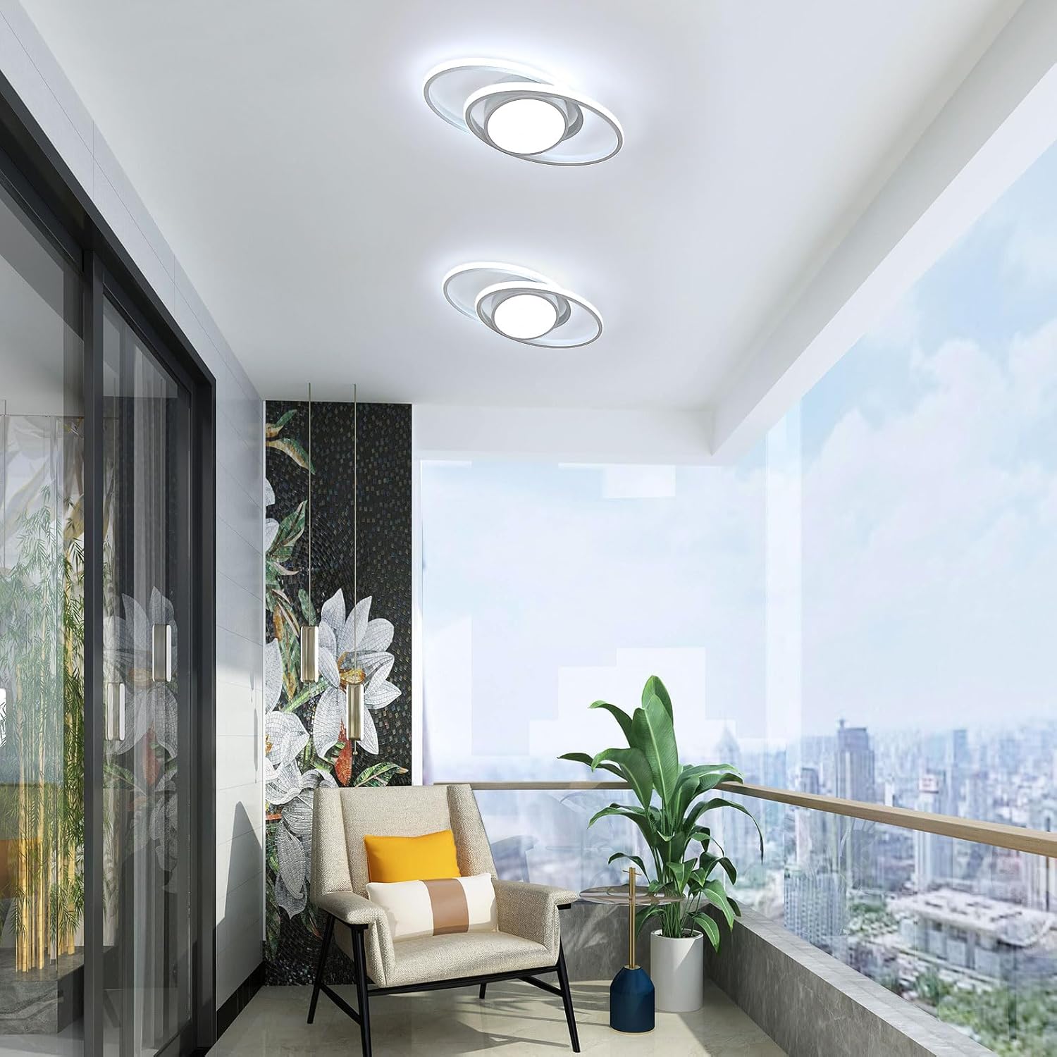 Osairous Plafoniera LED Soffitto Rotonda 39W - immagine 7