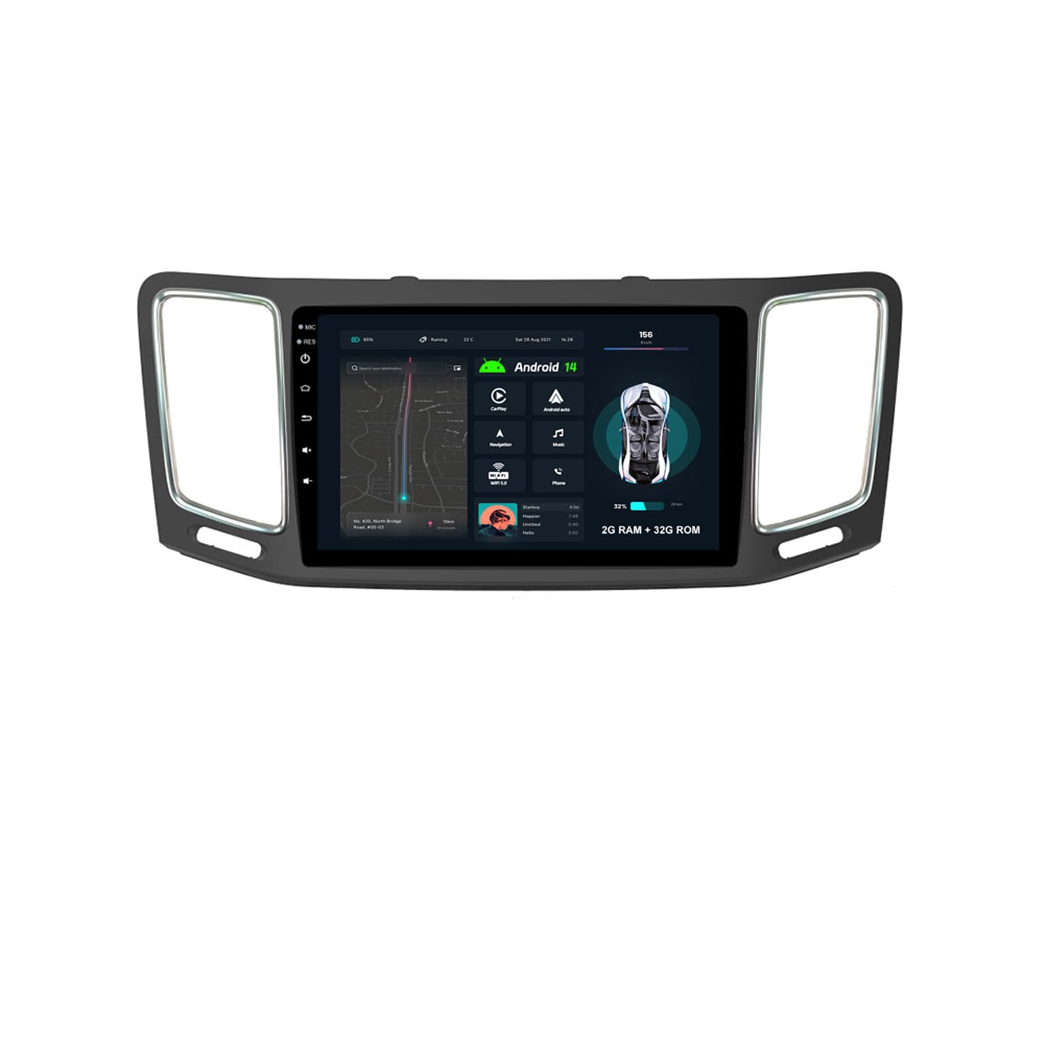 Misonda Android 14 Autoradio 9" IPS per VW Sharan