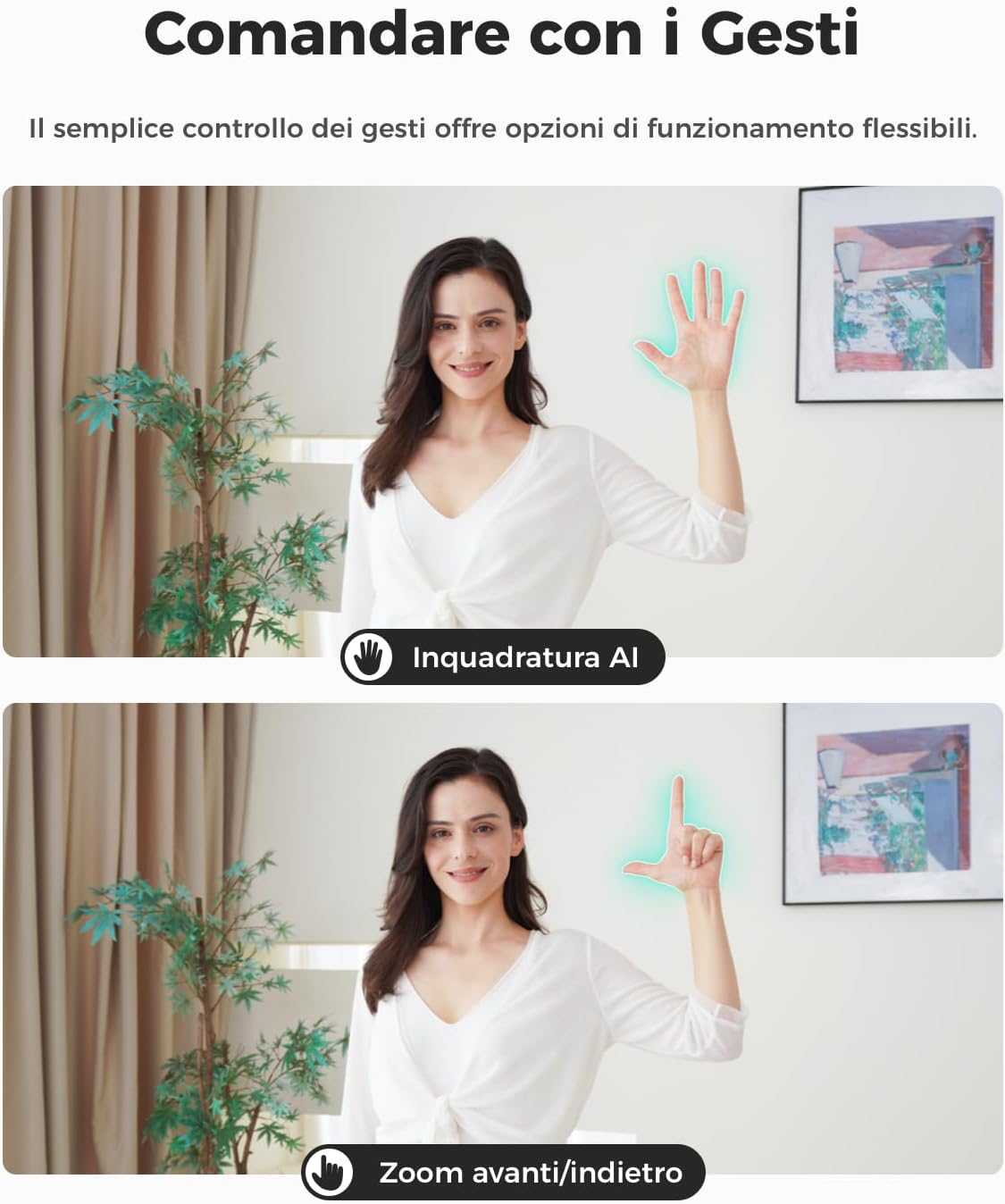 Obsbot Meet SE - Webcam PC 1080P@100 FPS Aurora Green - immagine 5