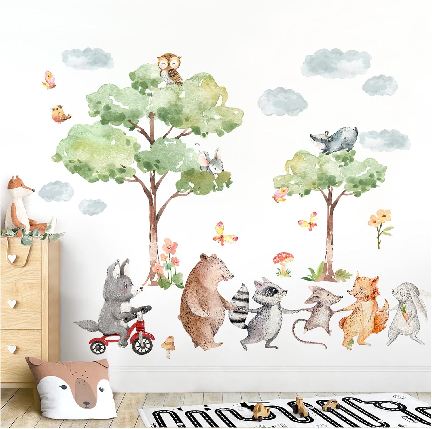 Grandora DL795-5 - Adesivo Parete Animali della Foresta - immagine 1