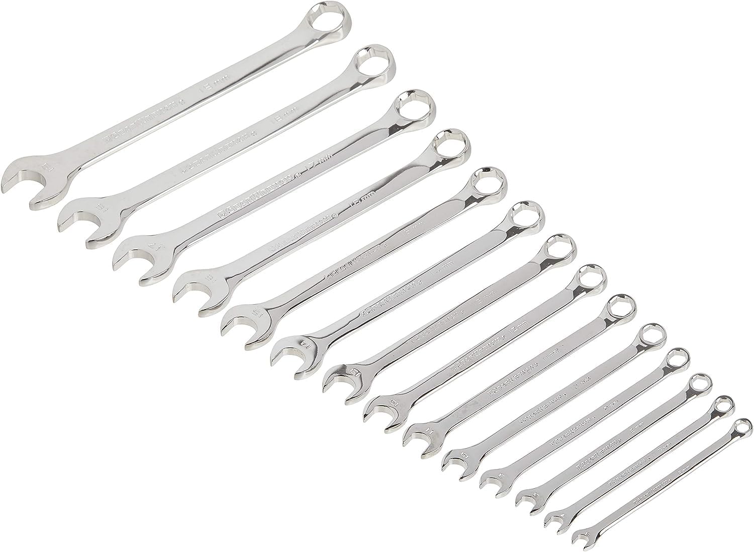 GearWrench 81925 Set di Chiavi Combinate 6 Punti, Metriche, 14 Pezzi