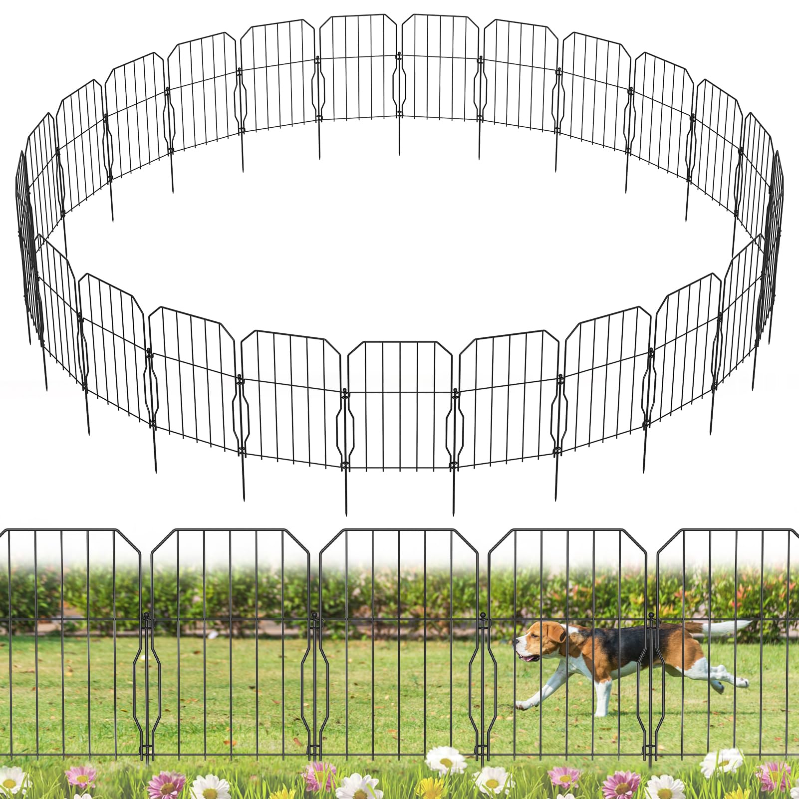 Weldun Recinzioni Decorative in Metallo 31x41cm (25 pz)