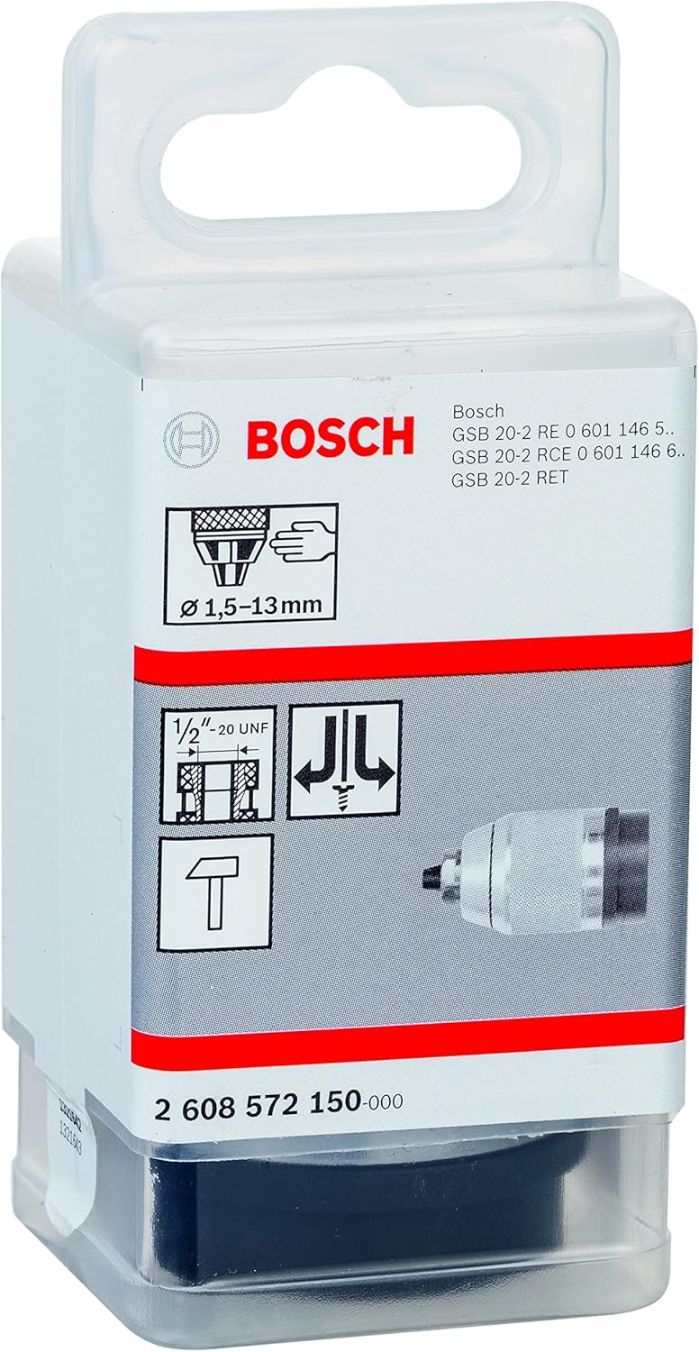Bosch Professional Mandrino Autoserrante Cromato Opaco 1.5-13.0 mm - immagine 2