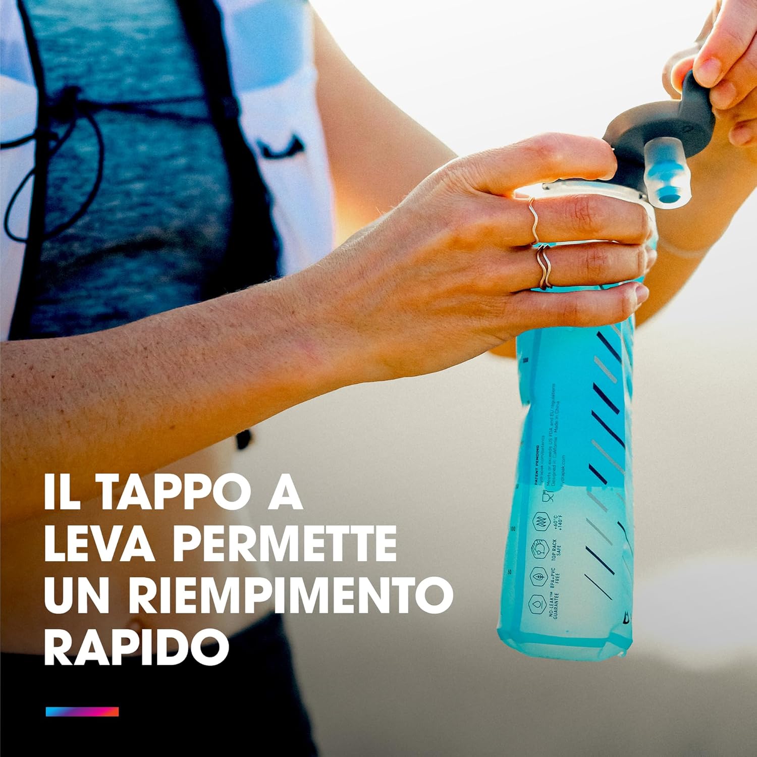 Hydrapak UltraFlask Speed 600ml - Flacone Flessibile (2 pz) - immagine 4