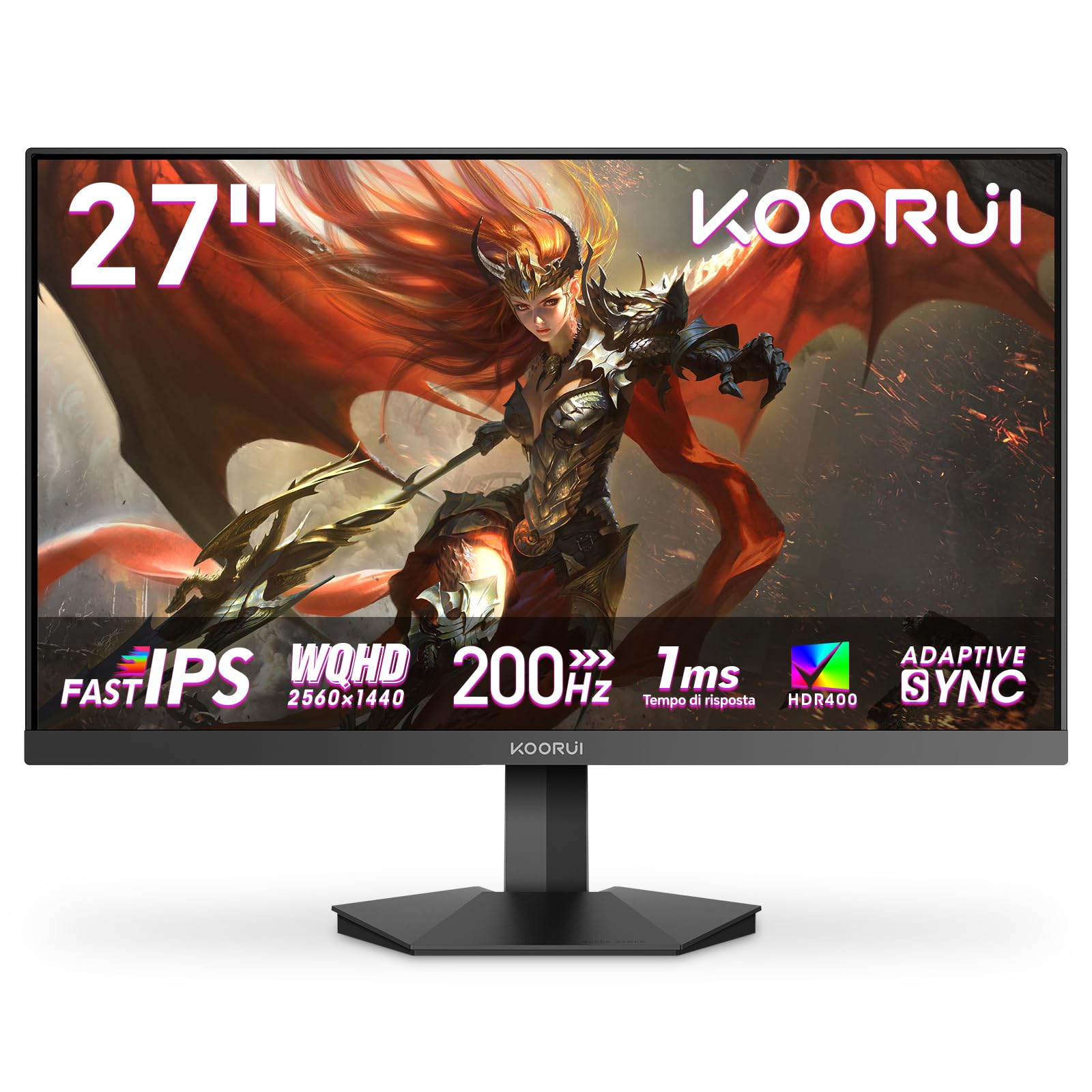 Koorui G2721P Monitor Gaming Plano 27" QHD