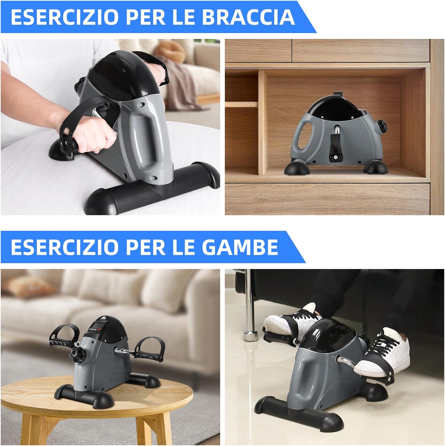 Evoland Mini Cyclette - Pedale Statico Portatile - immagine 4